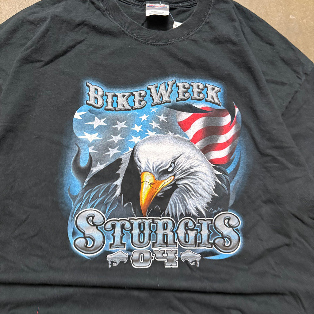 Size XXL - Vintage 2004 Sturgis Bike Week tee