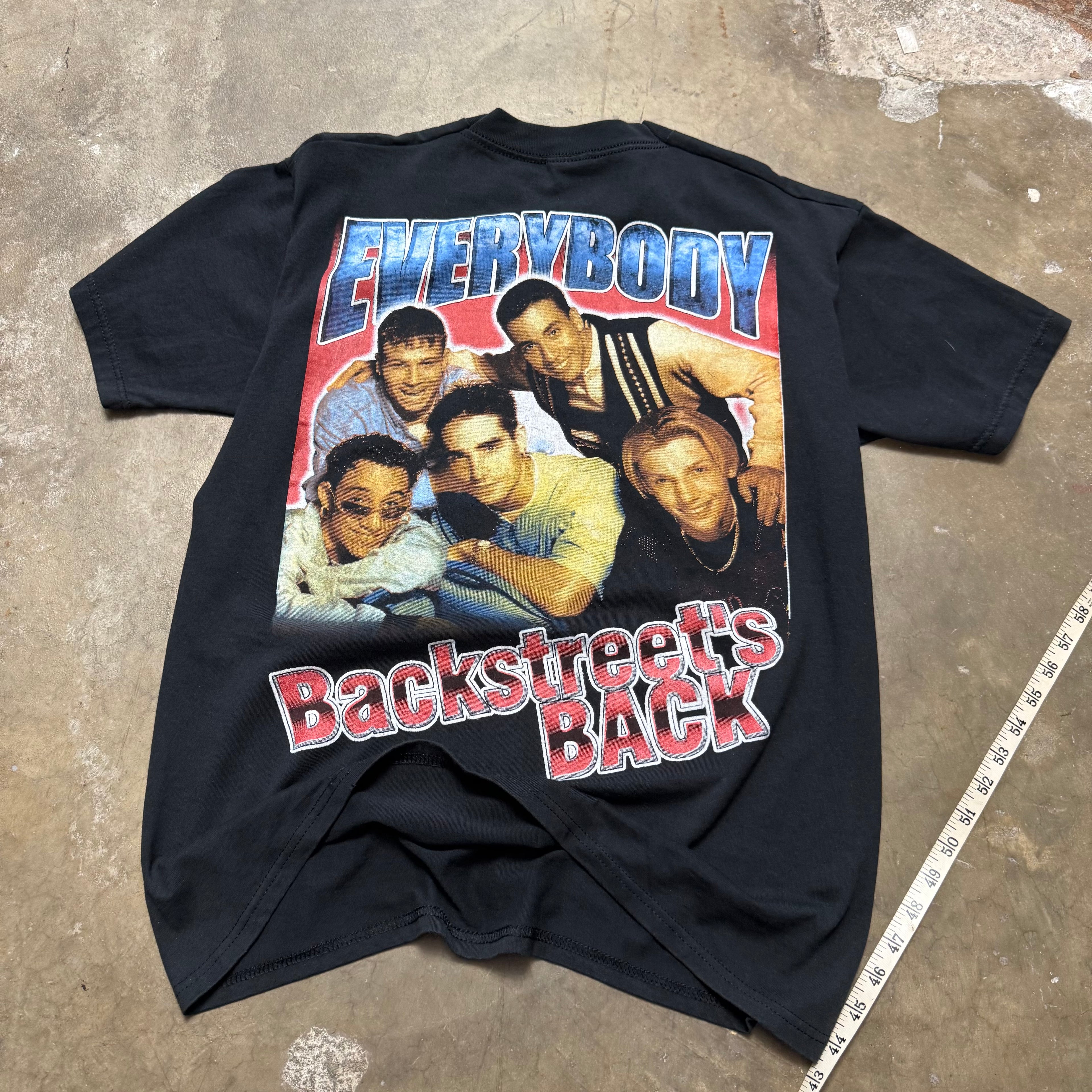 Size large - Vintage 90’s Backstreet Boys Everybody Backstreets Back Rap Style Tee