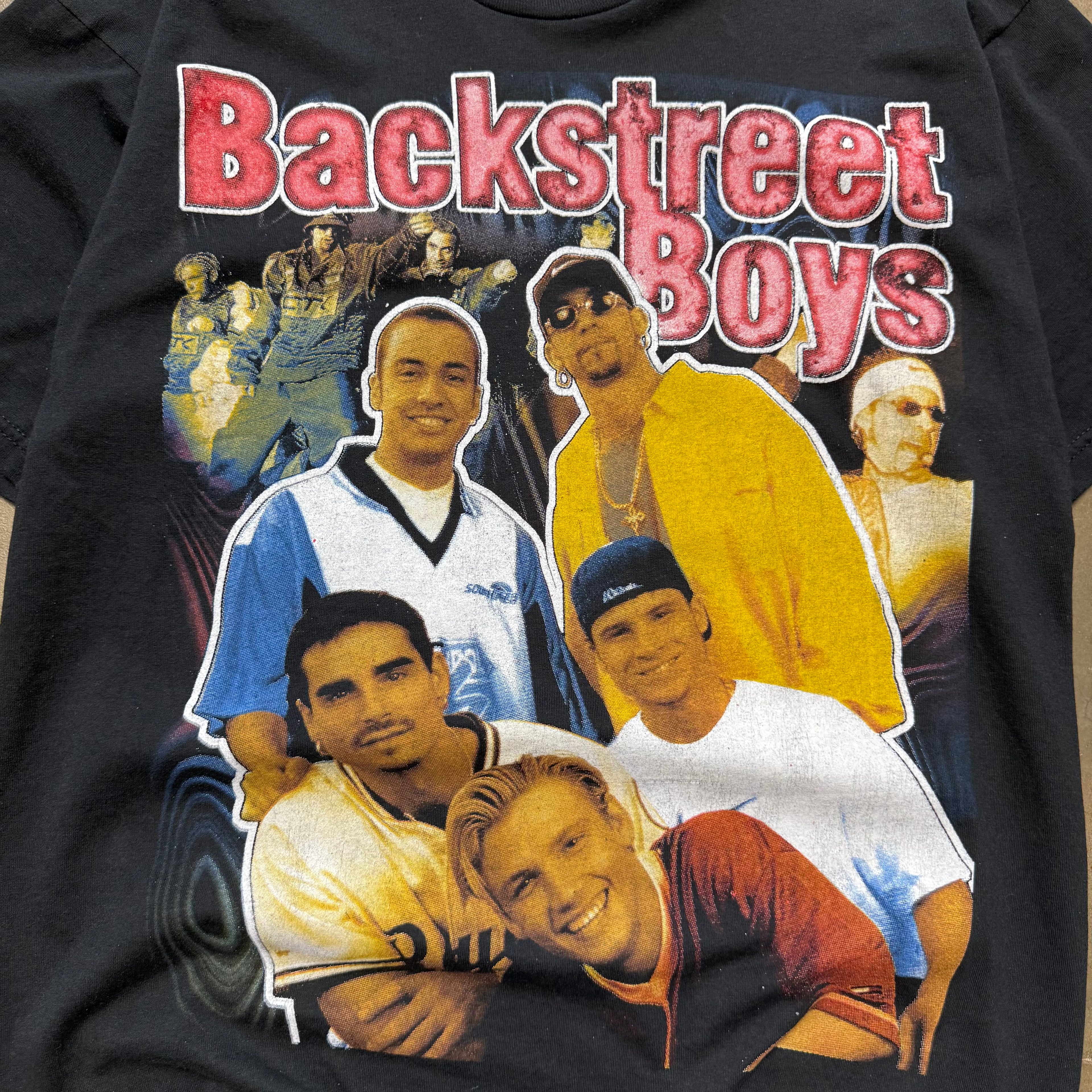 Size large - Vintage 90’s Backstreet Boys Everybody Backstreets Back Rap Style Tee