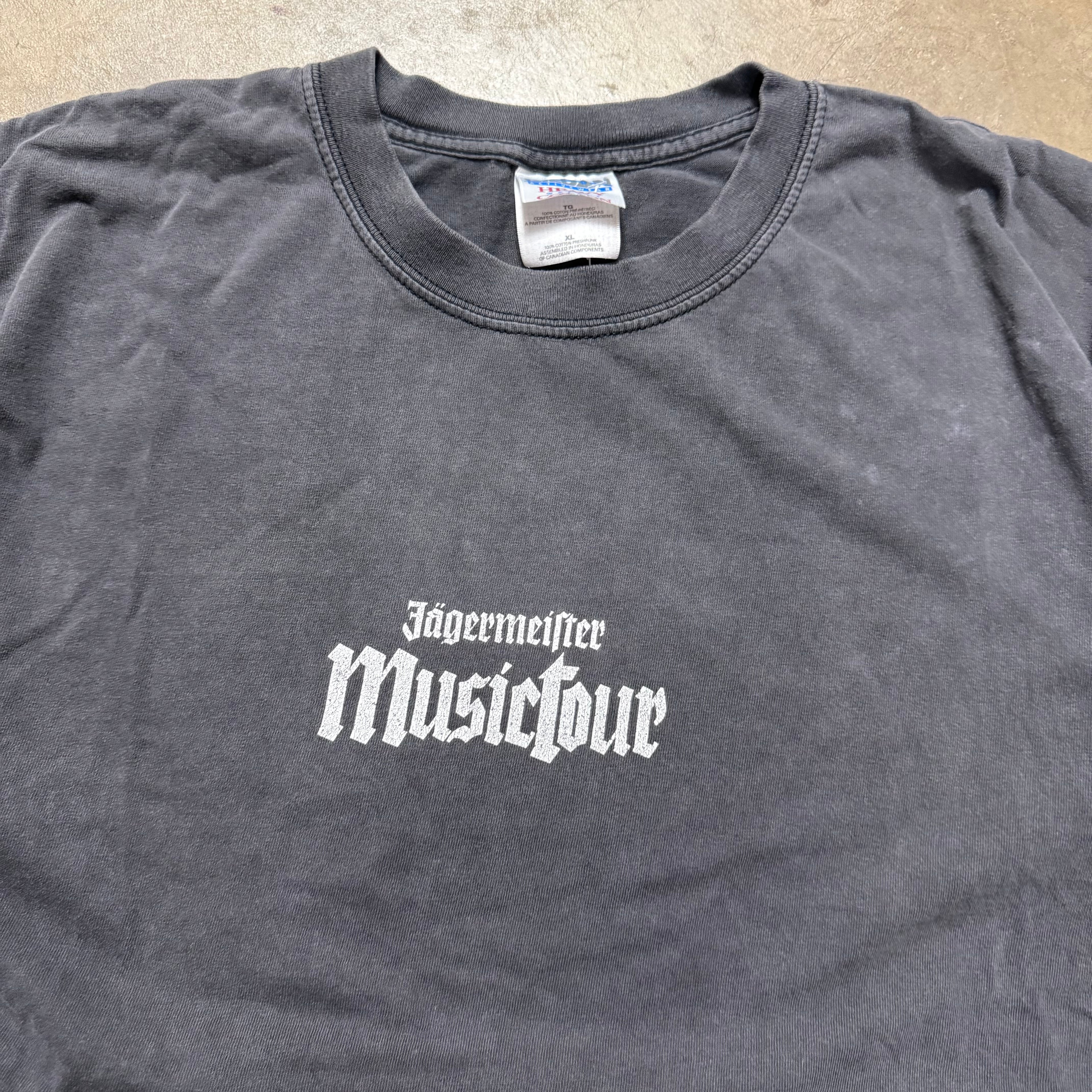 Size XL - Vintage Jagermeifter MusicTour ‘ band tee