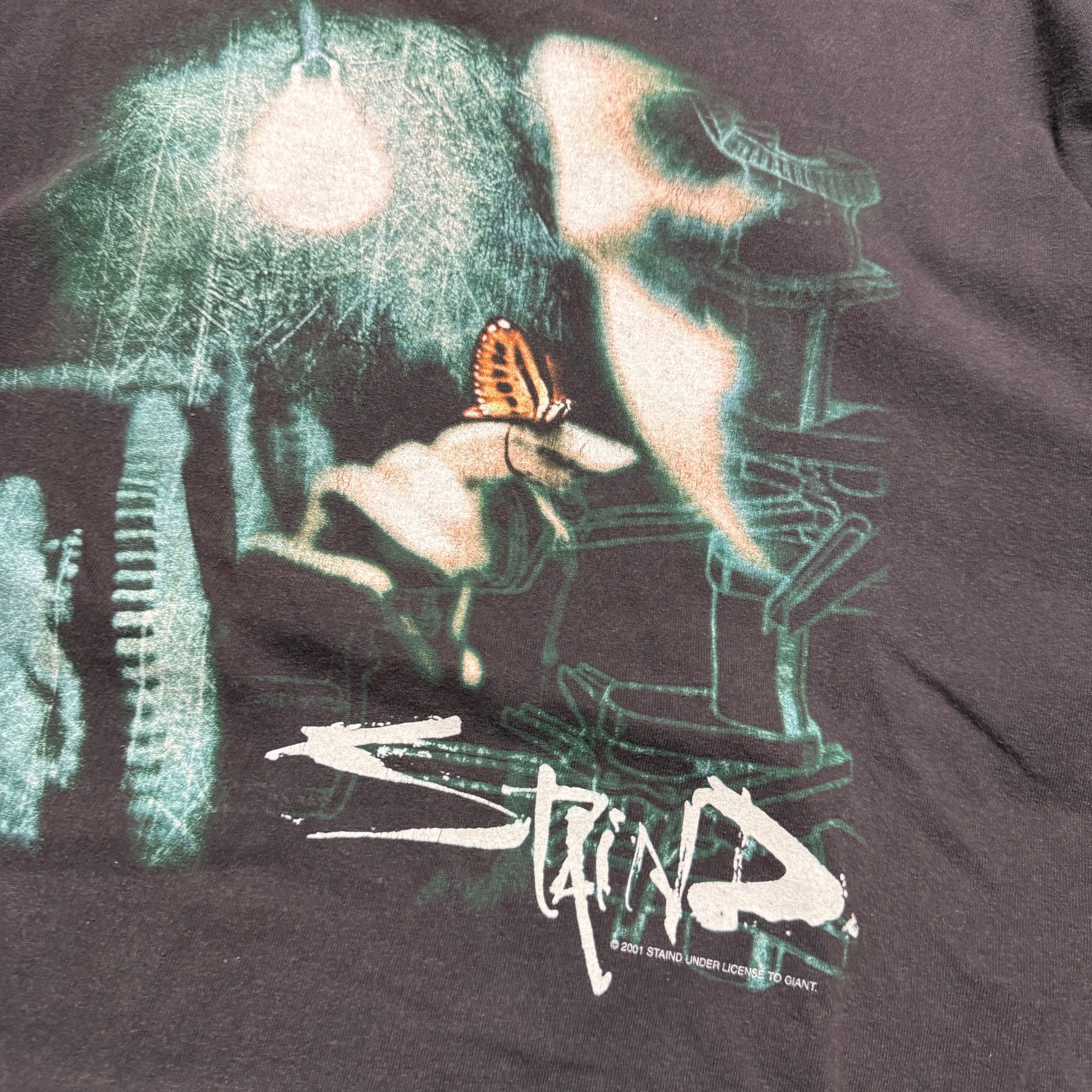 Size XL - Vintage 2001 Stained Band Tee