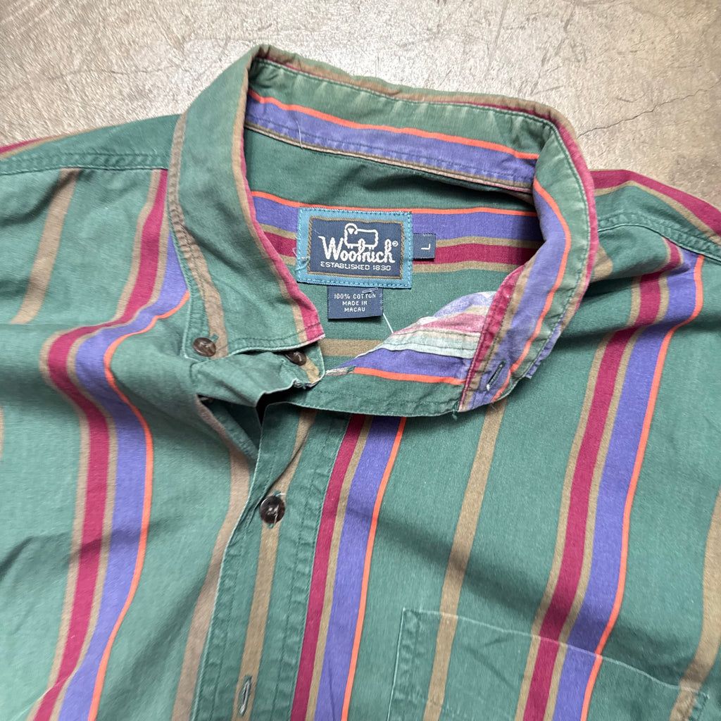 Size Large - Vintage Wool Rich Button down vintage polo tee