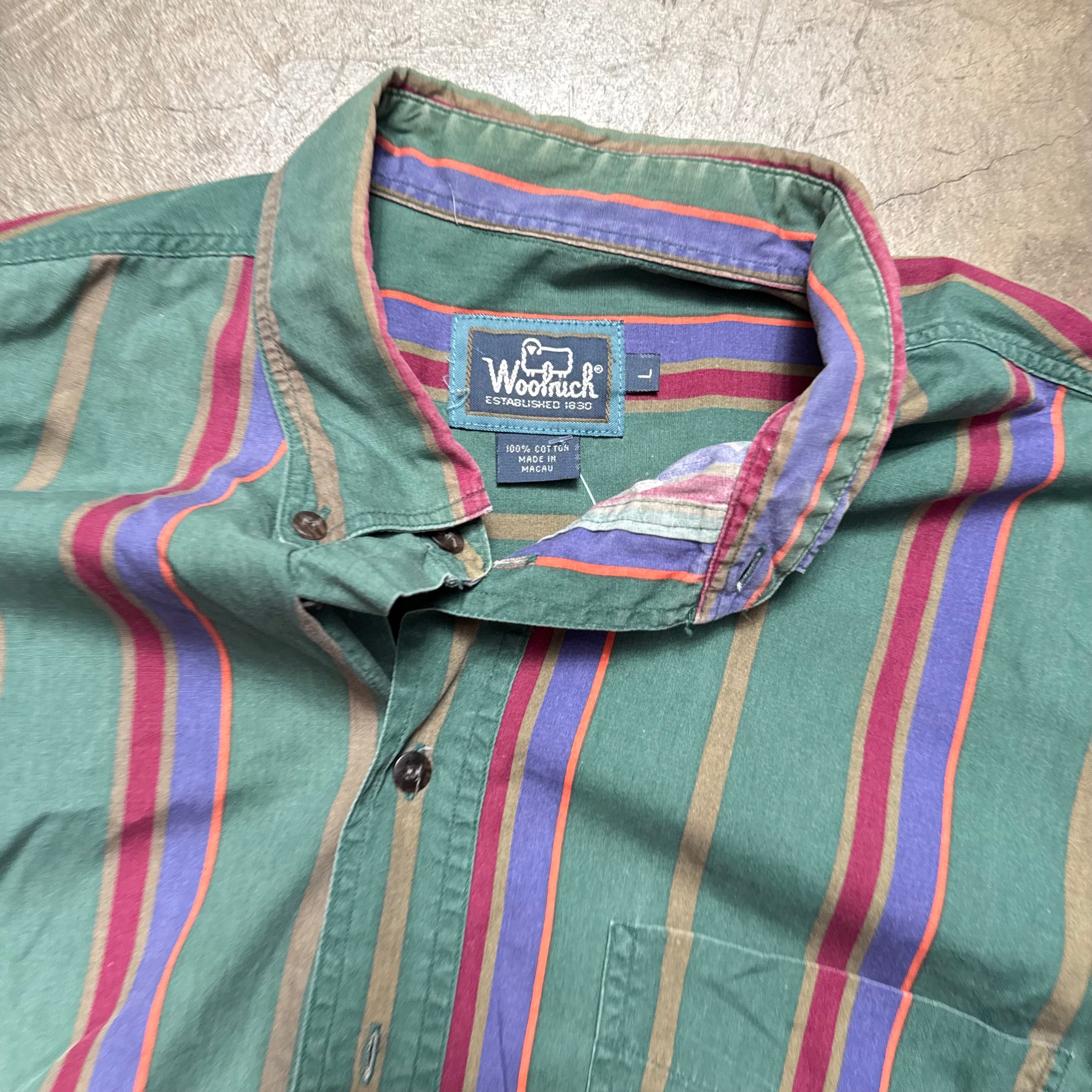 Size Large - Vintage Wool Rich Button down vintage polo tee