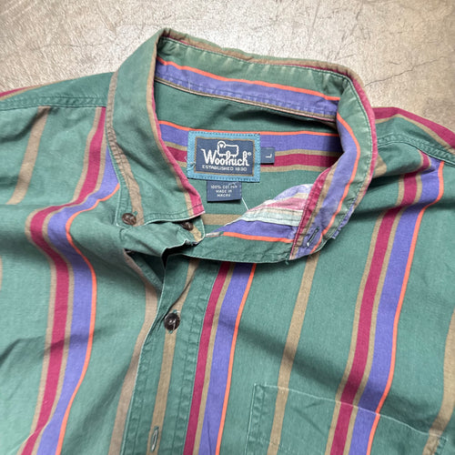 Size Large - Vintage Wool Rich Button down vintage polo tee