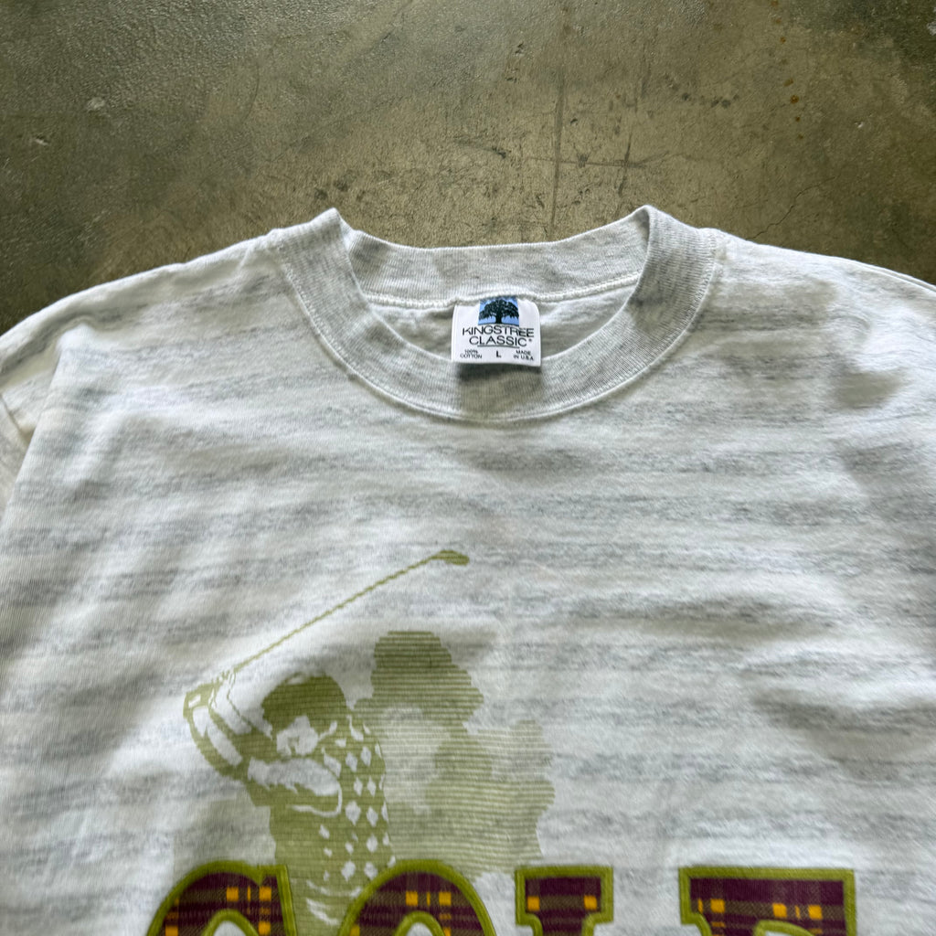 Size large - Vintage Myrtle Beach striped Golf tee