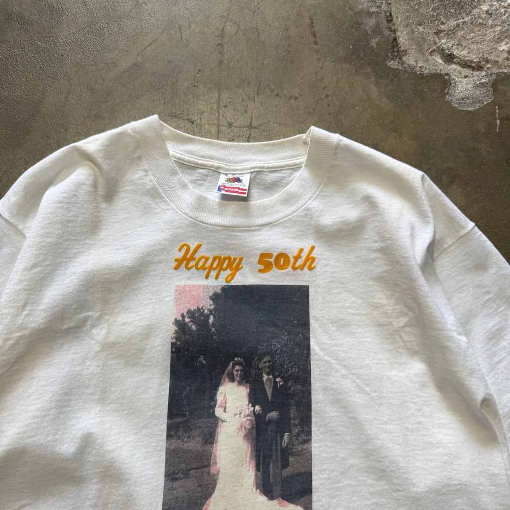 Size XL - Vintage 90’s Happy 50th Dad tee