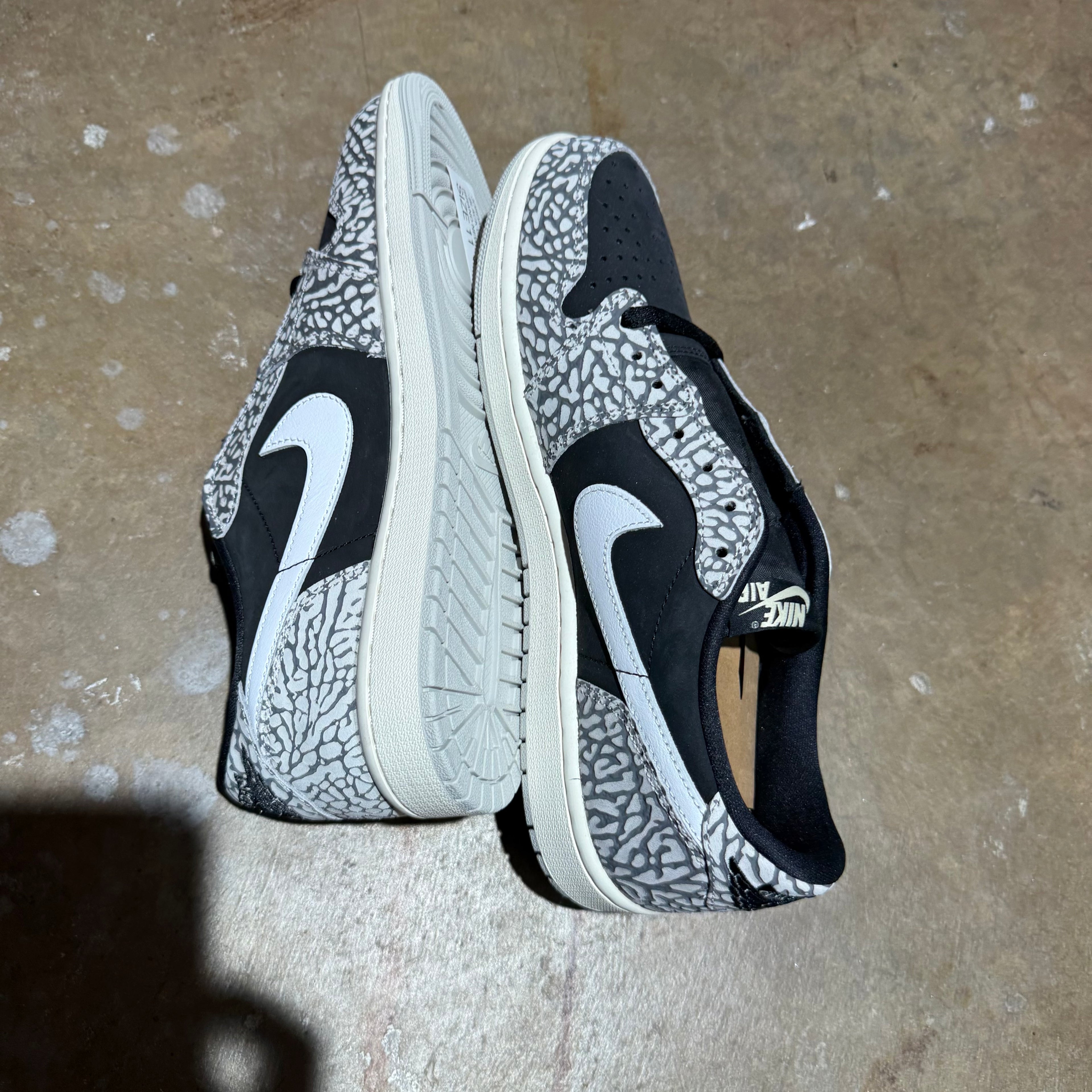 size 11 - Jordan 1 Low Retro ' Black Cement'NEW! no box