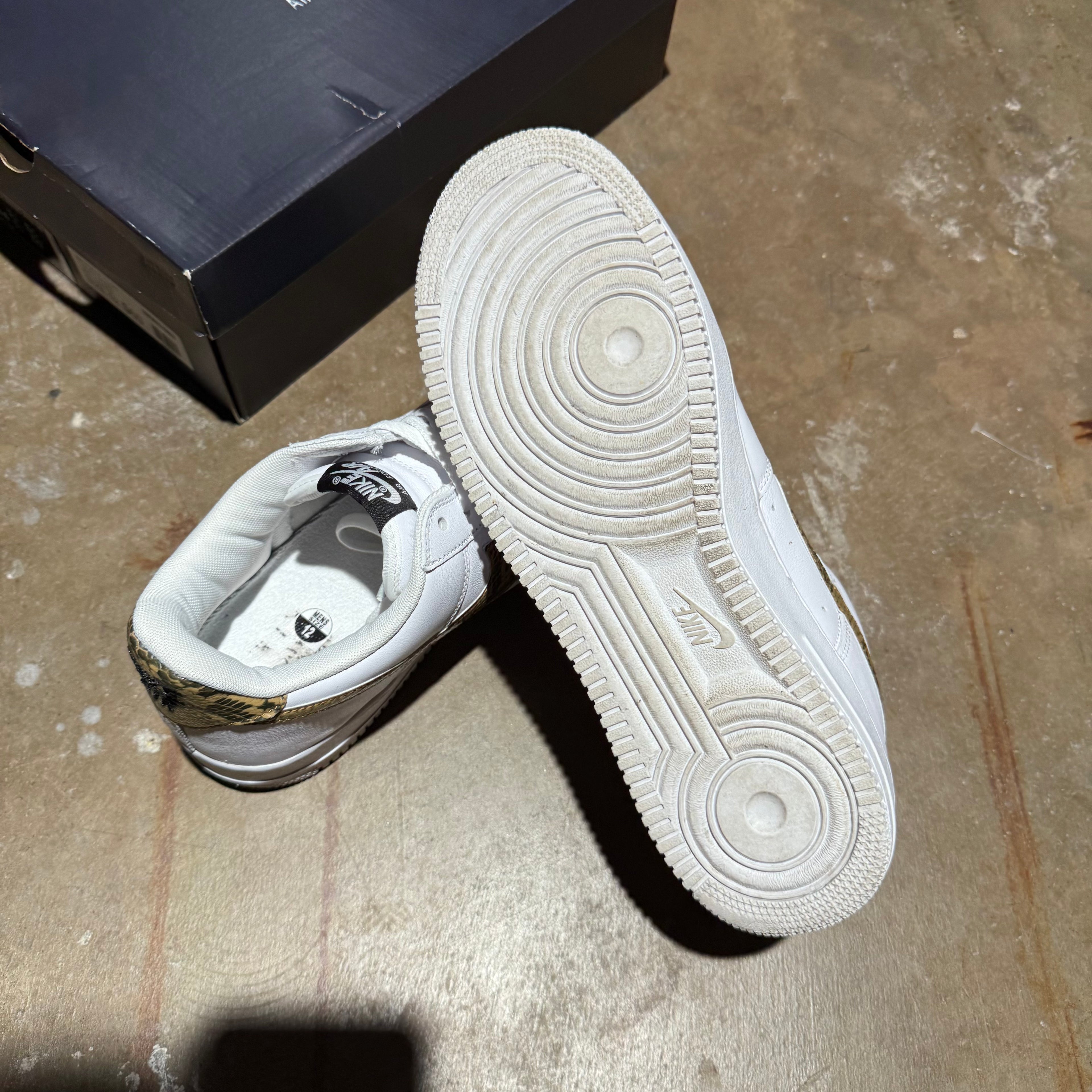 size 12 - Air Force 1 Low ' Ivory Snake '
