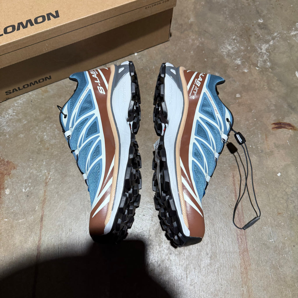 size 10 - Salomon xt-6 ' AEgean Blue Hazlenut '