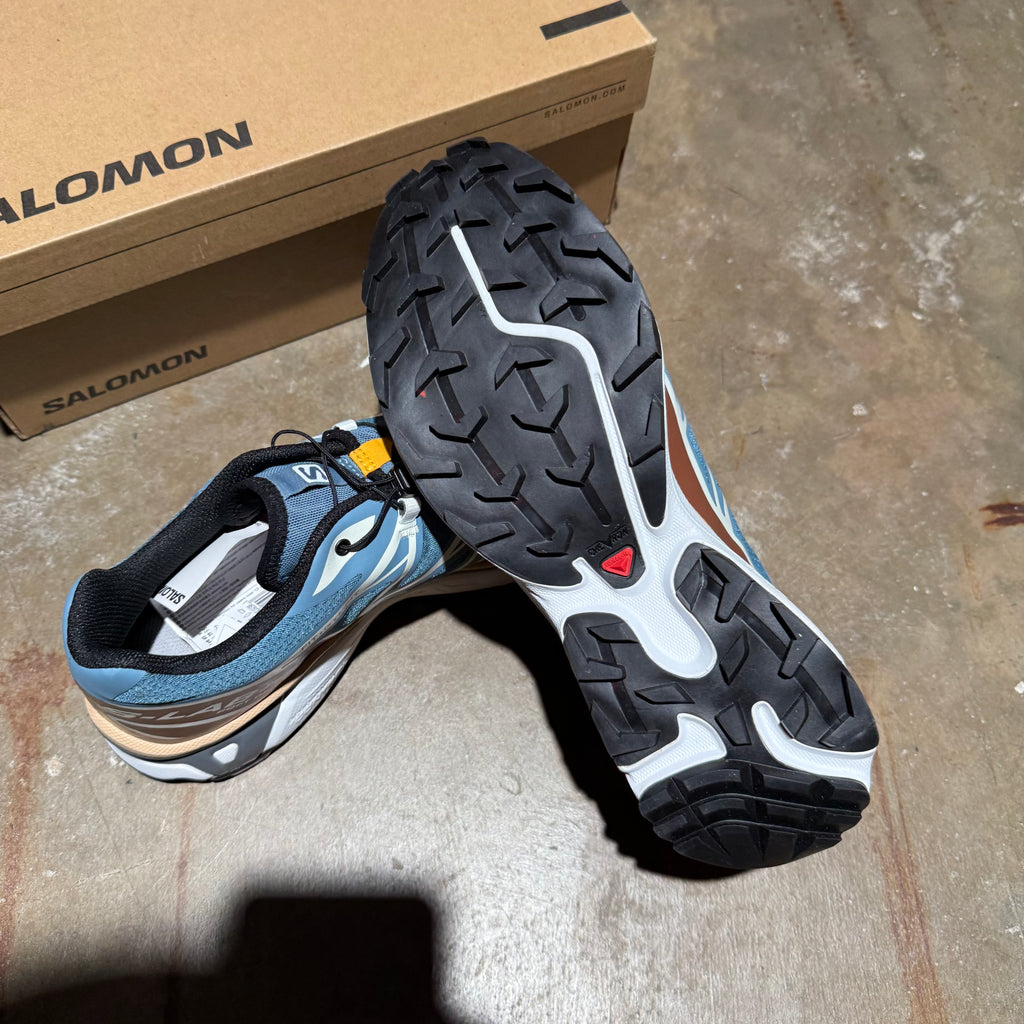 size 10 - Salomon xt-6 ' AEgean Blue Hazlenut '