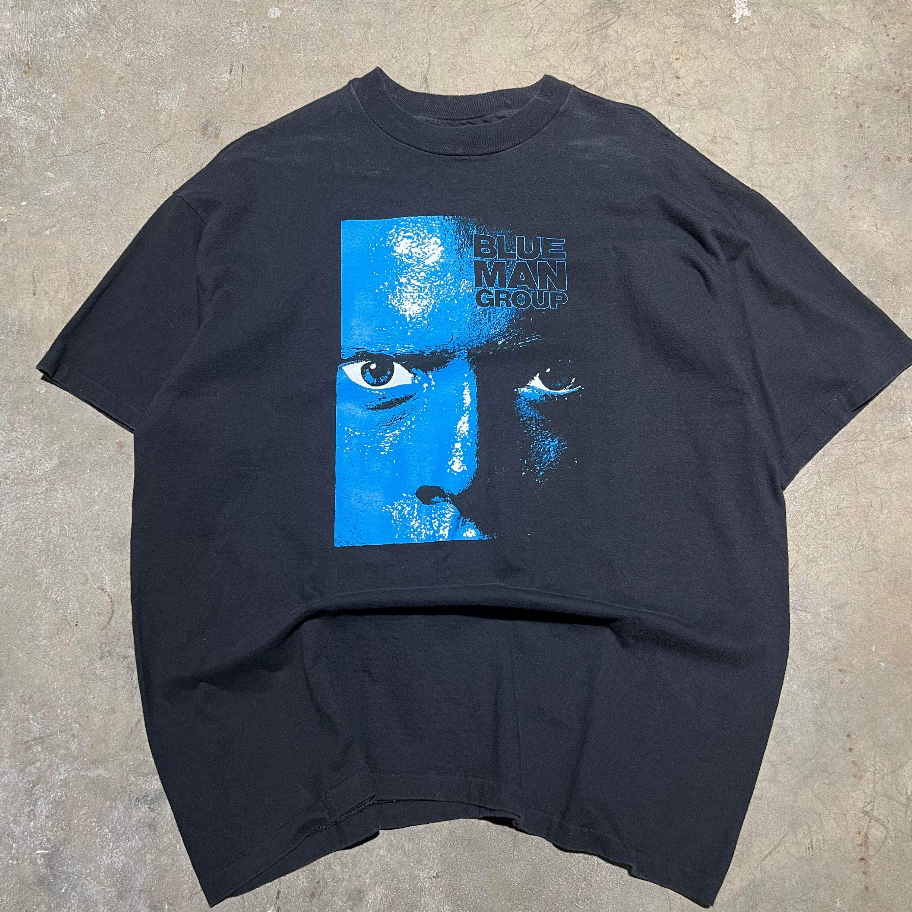 size xl - Vintage ' Blue Man Group ' band tee