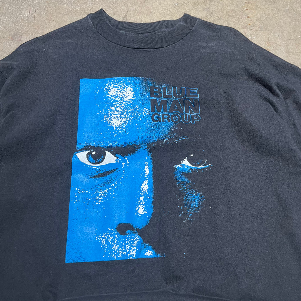 size xl - Vintage ' Blue Man Group ' band tee