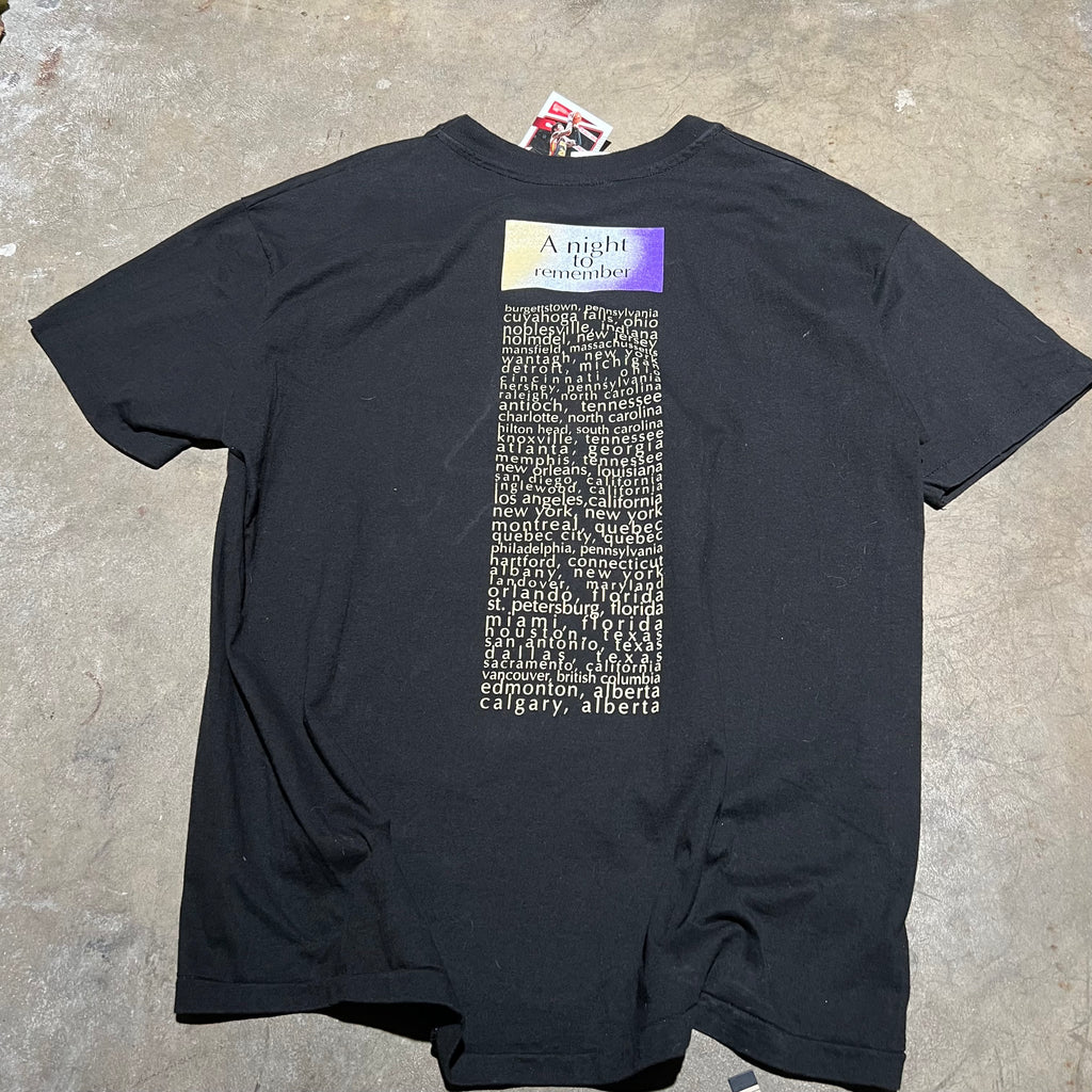 size xl - Vintage ' 1993 Rod Stewart A Night to Remeber ' Band Tee