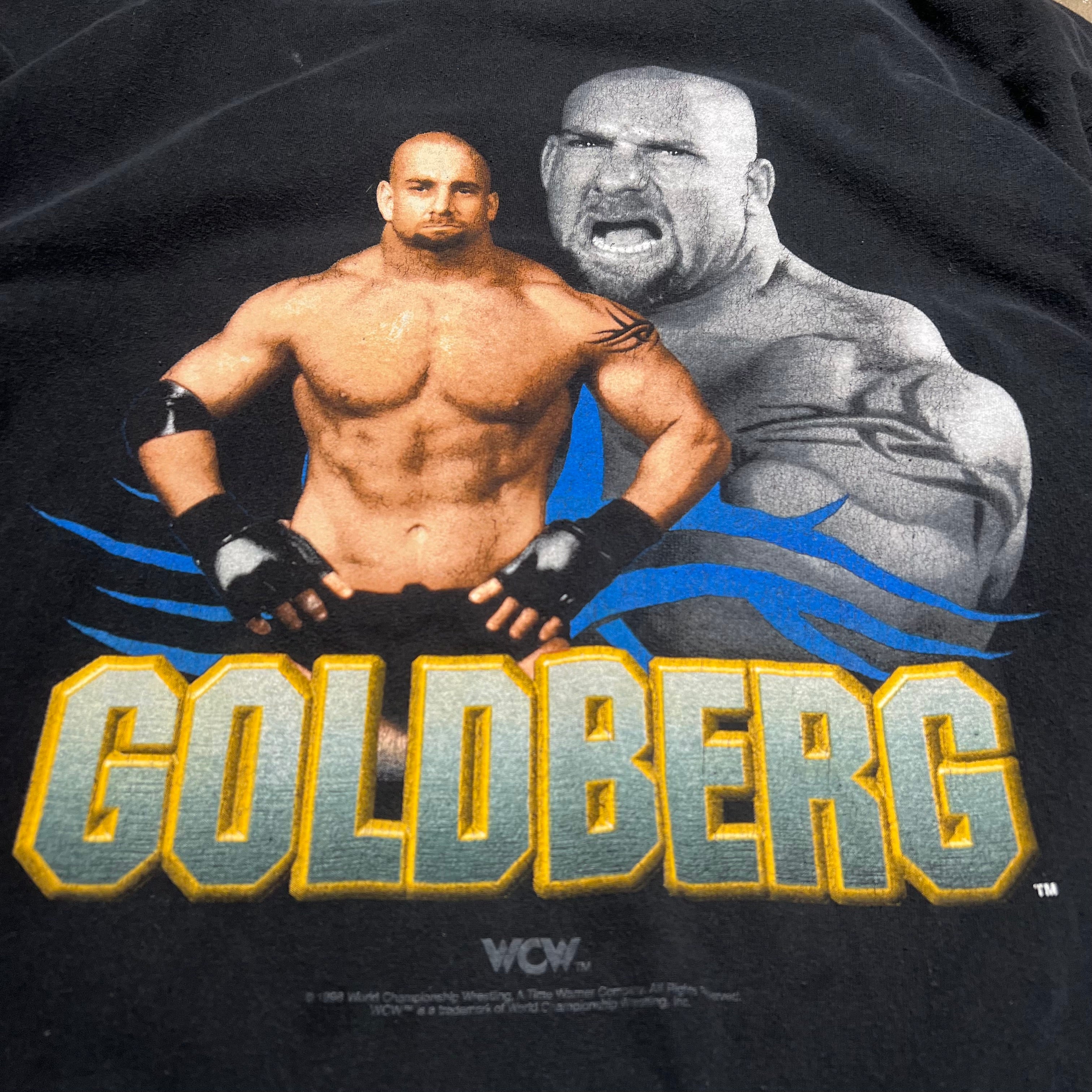 size xl - Vintage ' 1998 WCW Goldberg Wrestling ' Tee