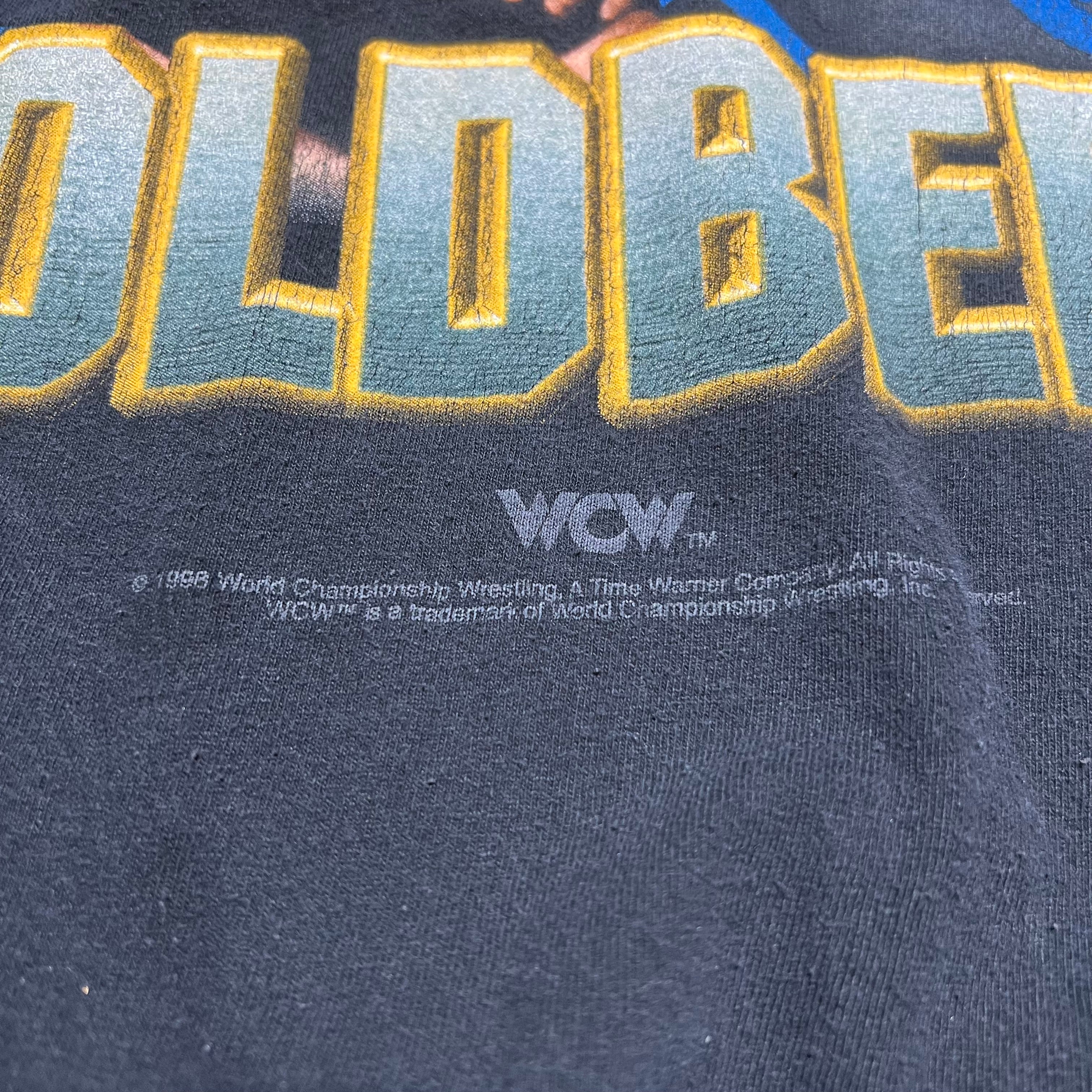 size xl - Vintage ' 1998 WCW Goldberg Wrestling ' Tee