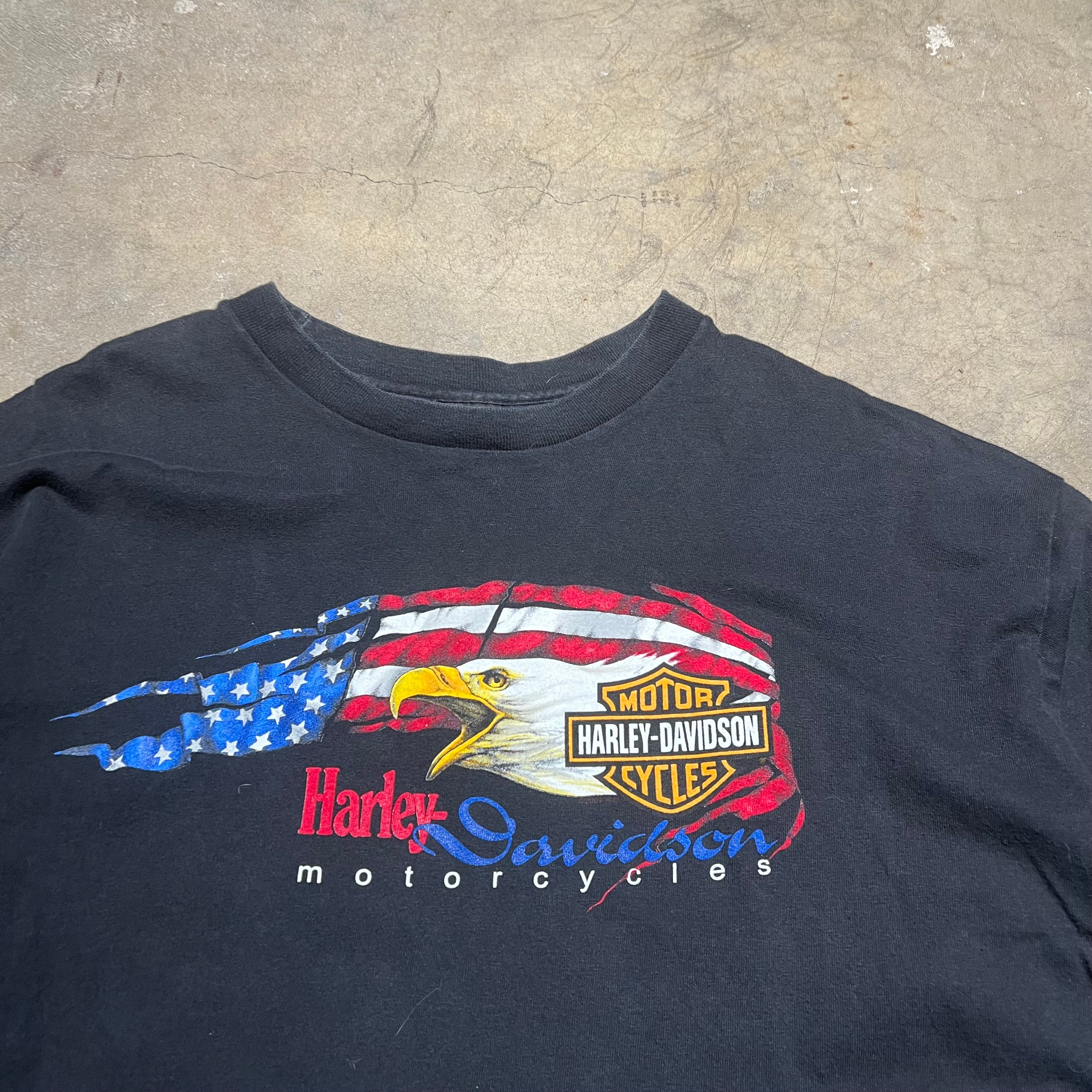 size xxl - Vintage ' 1997 Harley Davidson Gainesvill Florida ' Tee