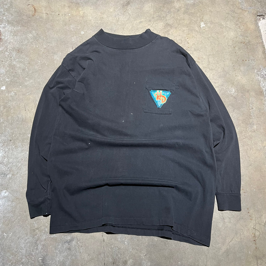 size xxl - Vintage ' 90's Harley Davidson lightning Long sleeve ' Tee