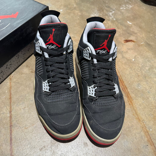 size 10.5 - Jordan 4 Retro ' Bred '