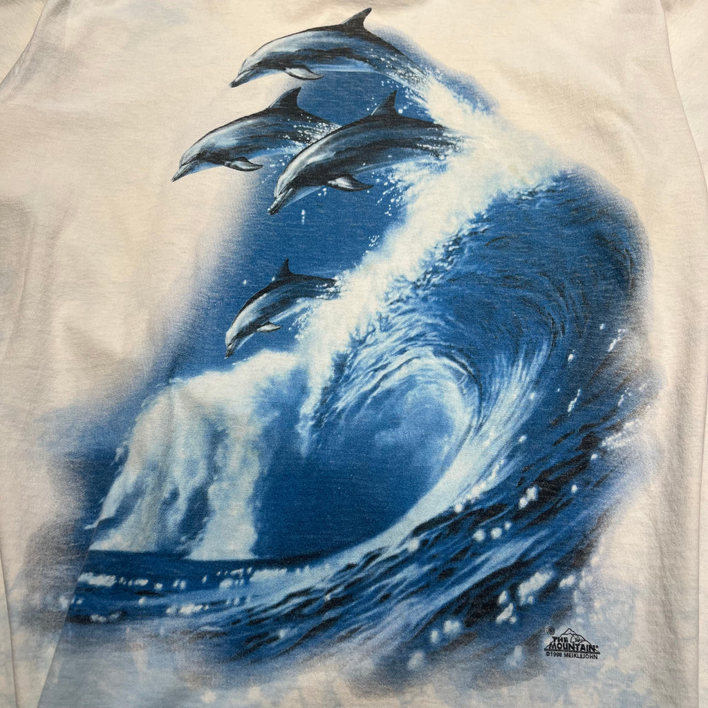 size xl - Vintage ' 1998 The Mountain Dolphin ' tee