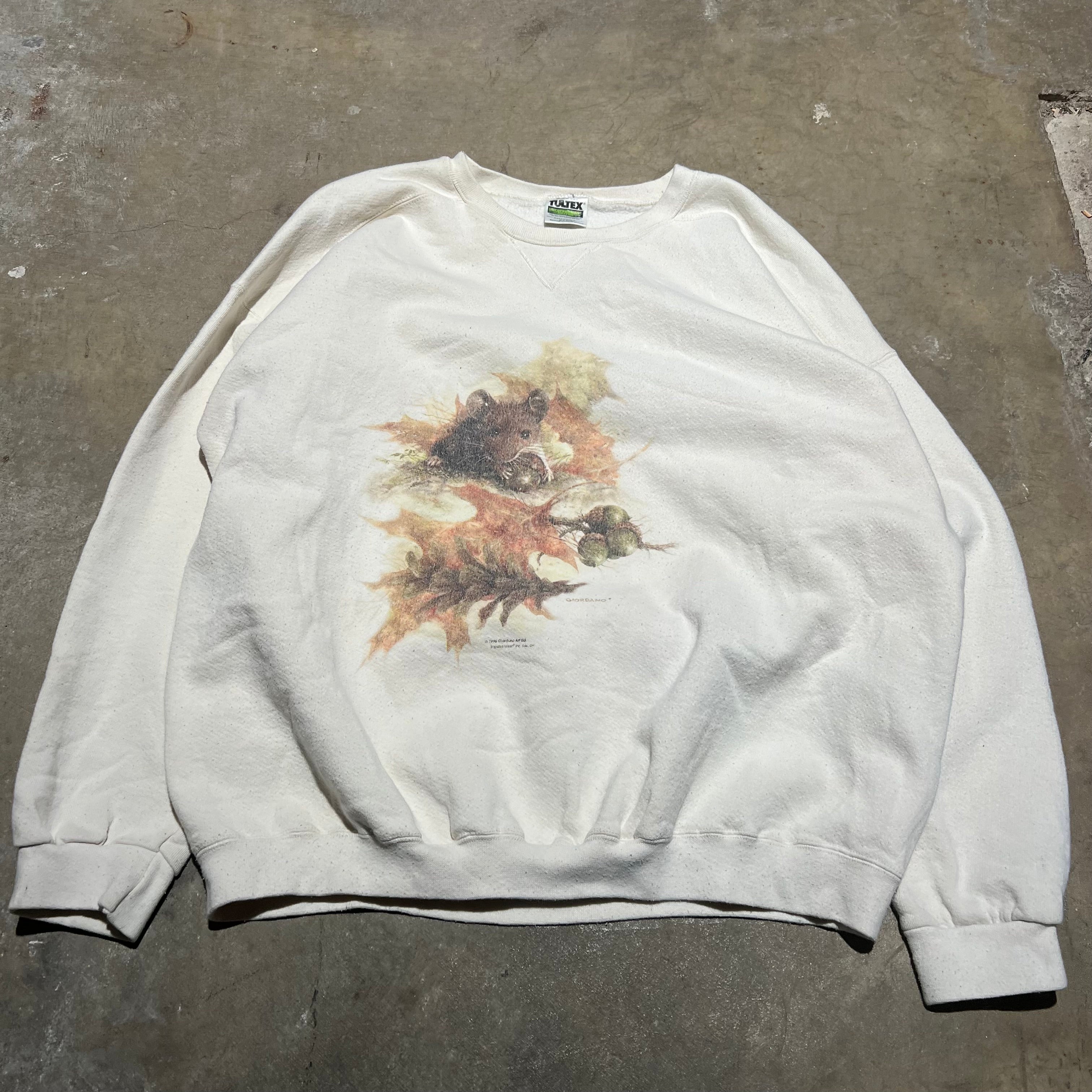 size xl - Vintage ' 1996 Giordano Mouse fall ' Tee