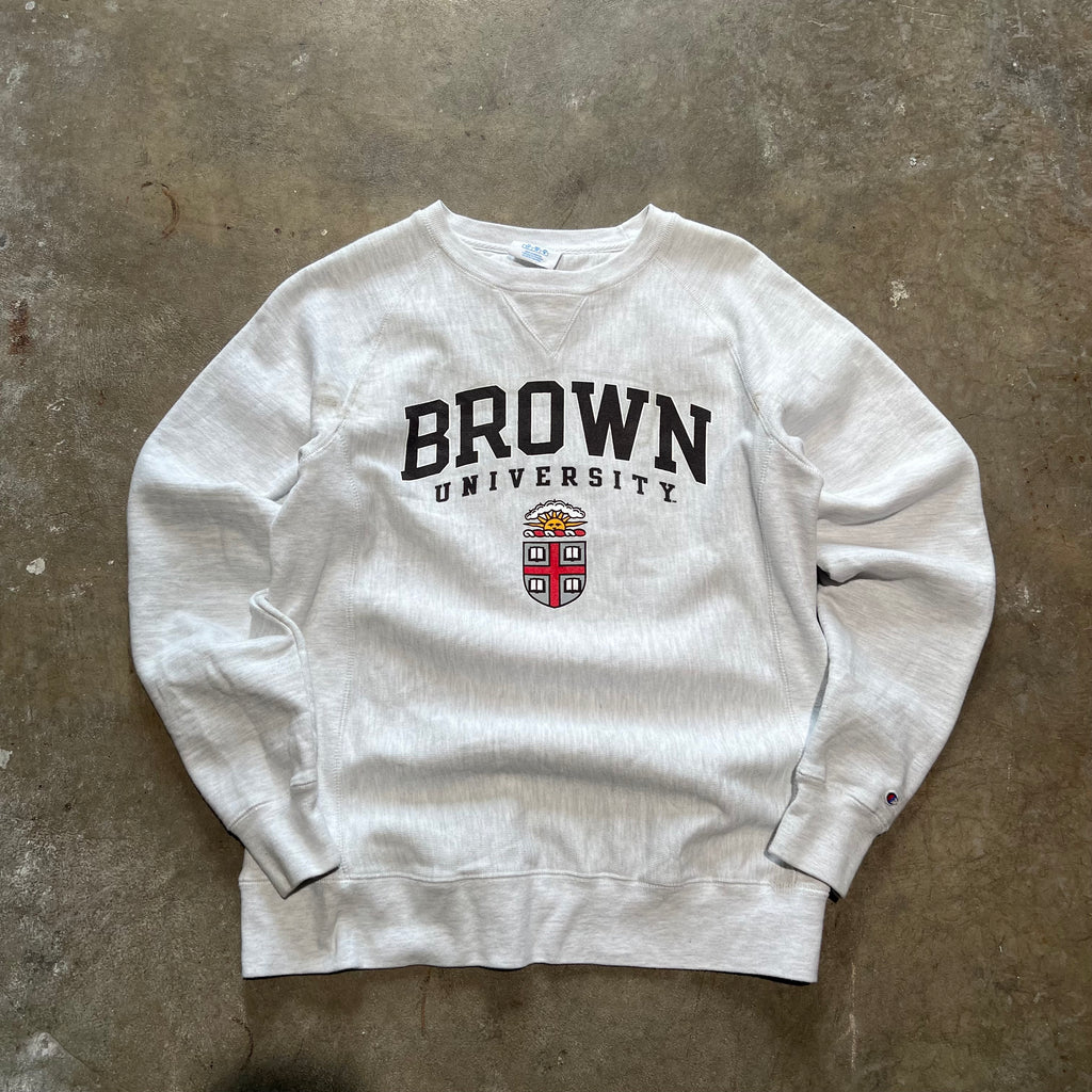 size small - Vintage ' Brown University Reverse Weave Champion ' Crewneck