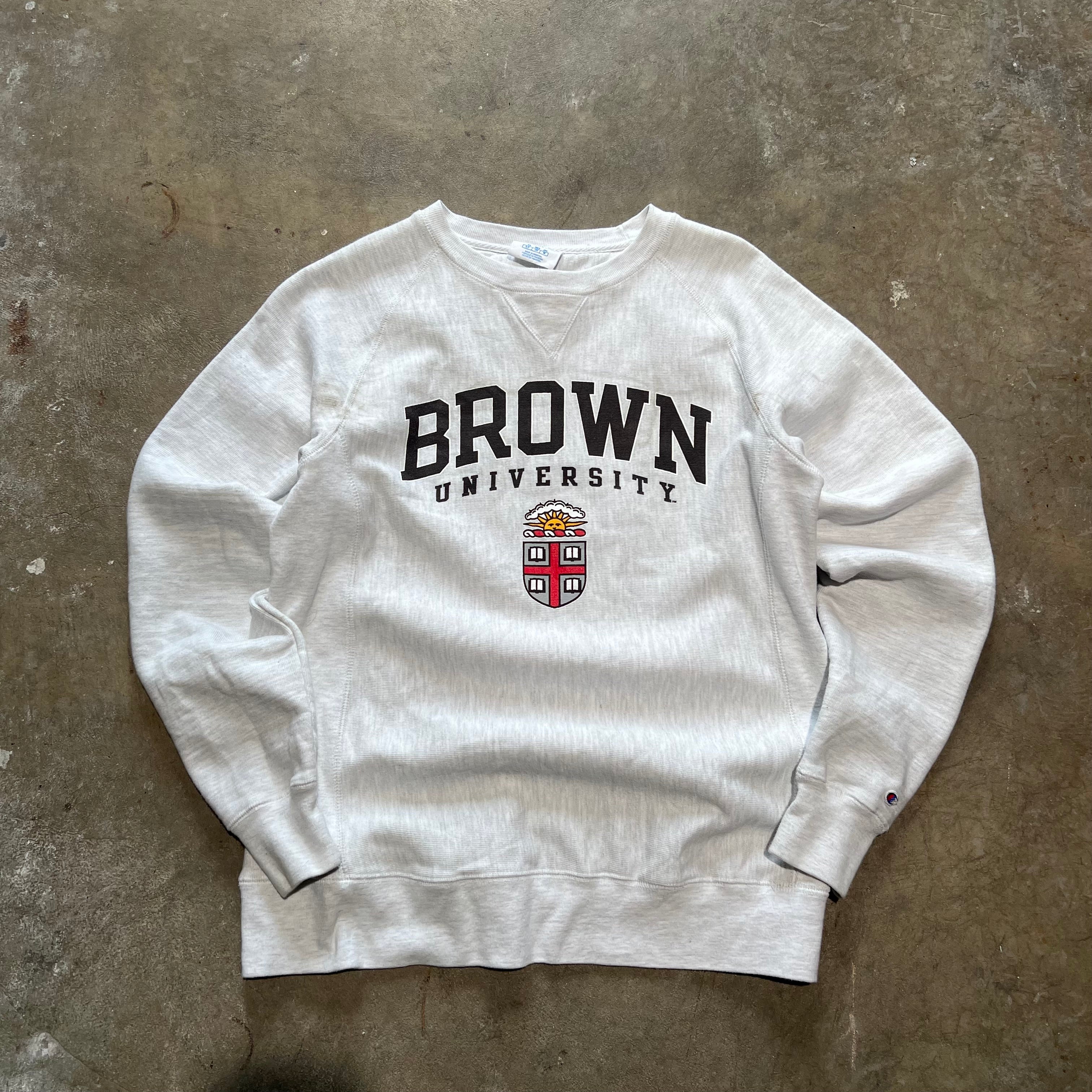 size small - Vintage ' Brown University Reverse Weave Champion ' Crewneck