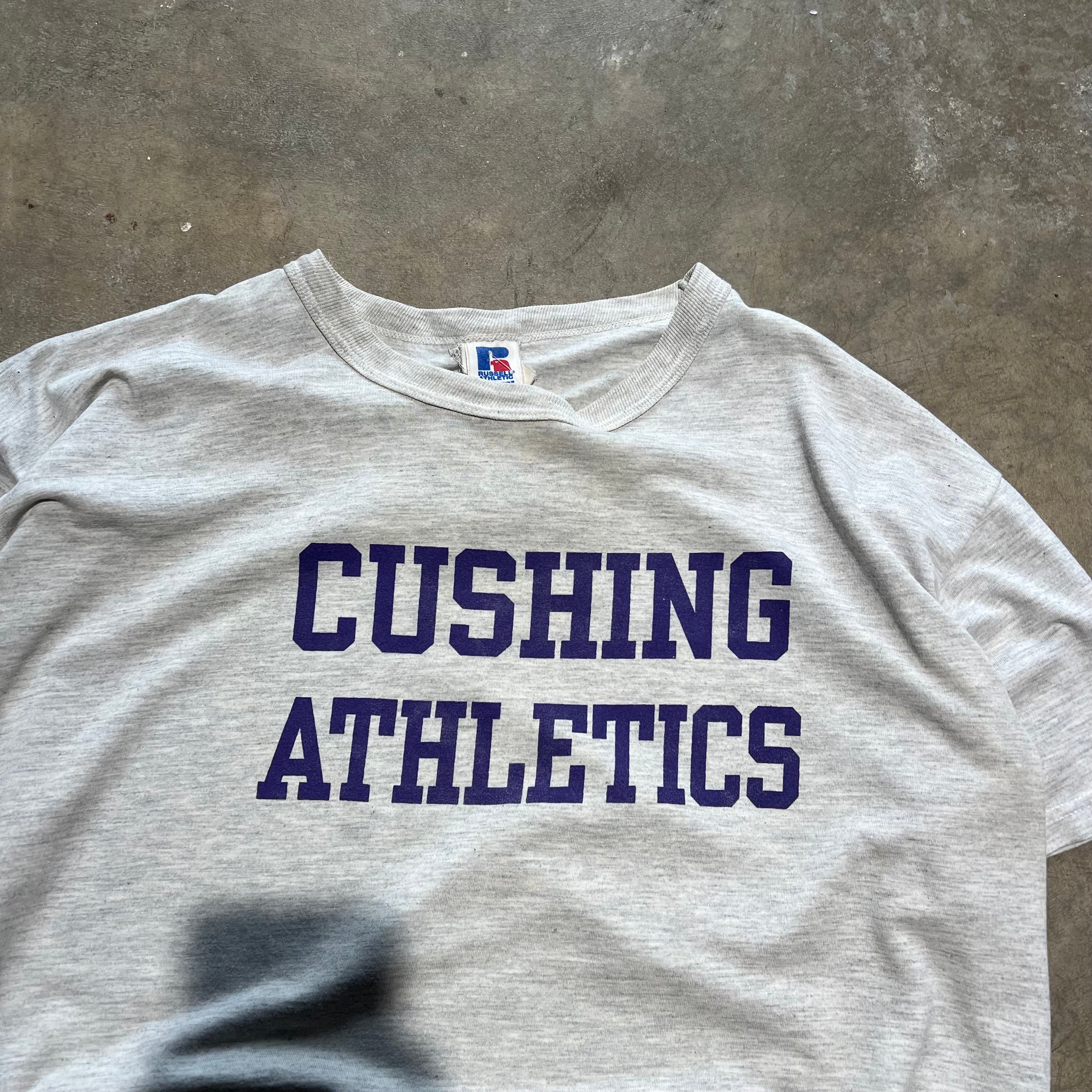 size large - Vintage ' Cushing Athletics ' tee