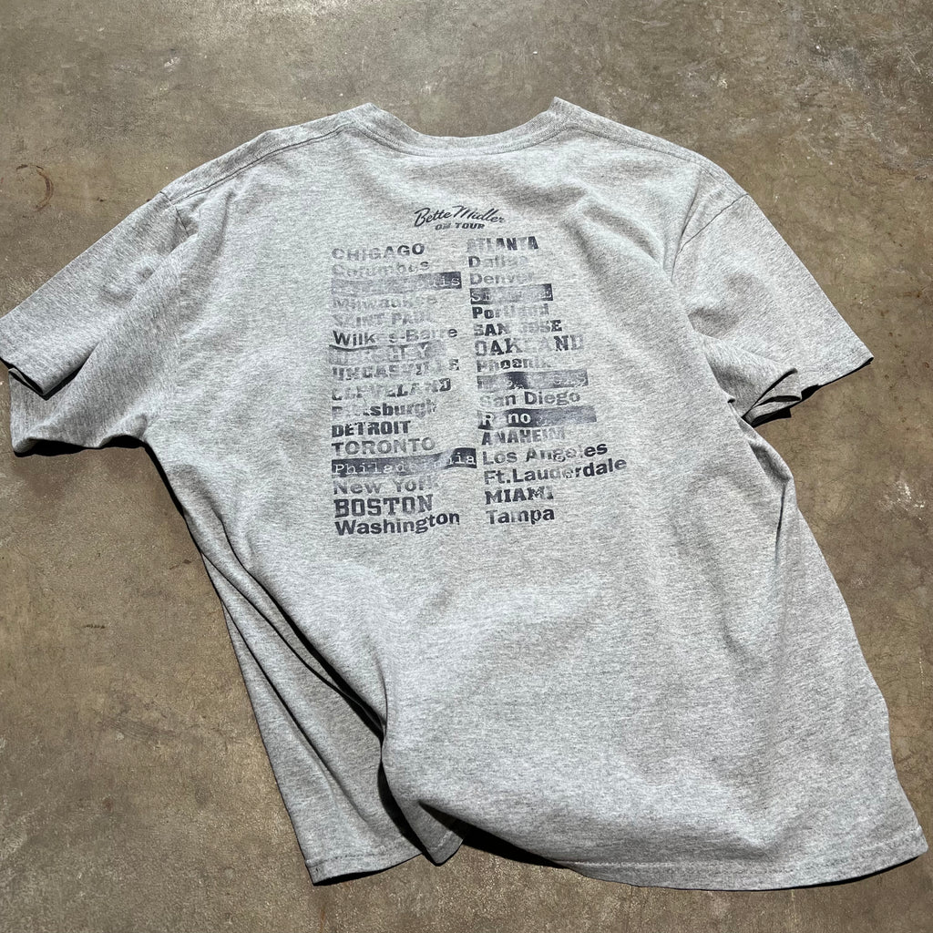 size large - Vintage ' Bette Midler on Tour Kiss my Brass ' tee