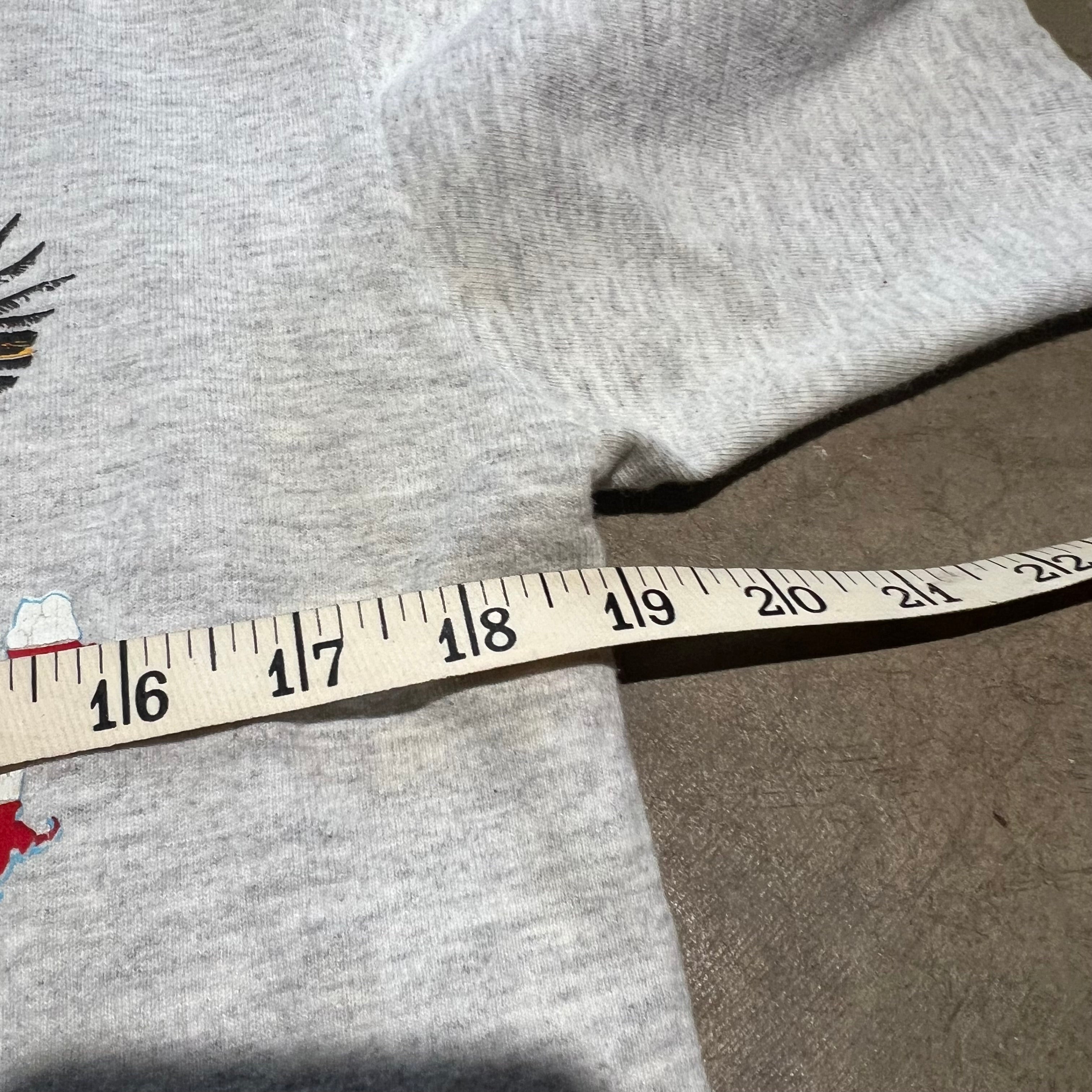 size large - Vintage ' 1990 Forever Free eagle ' tee
