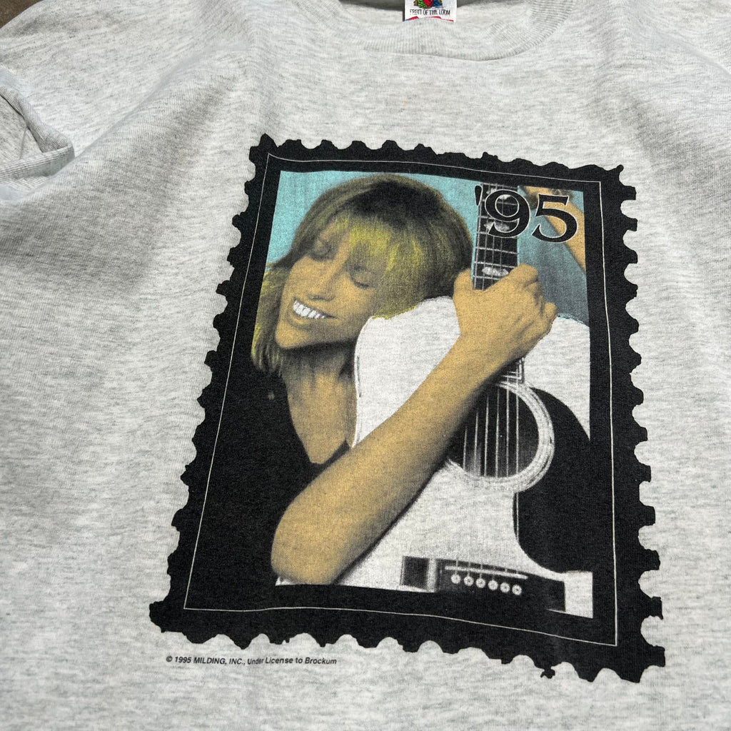 size xl - Vintage ' 1995 Carly Simon Letters never sent ' band tee