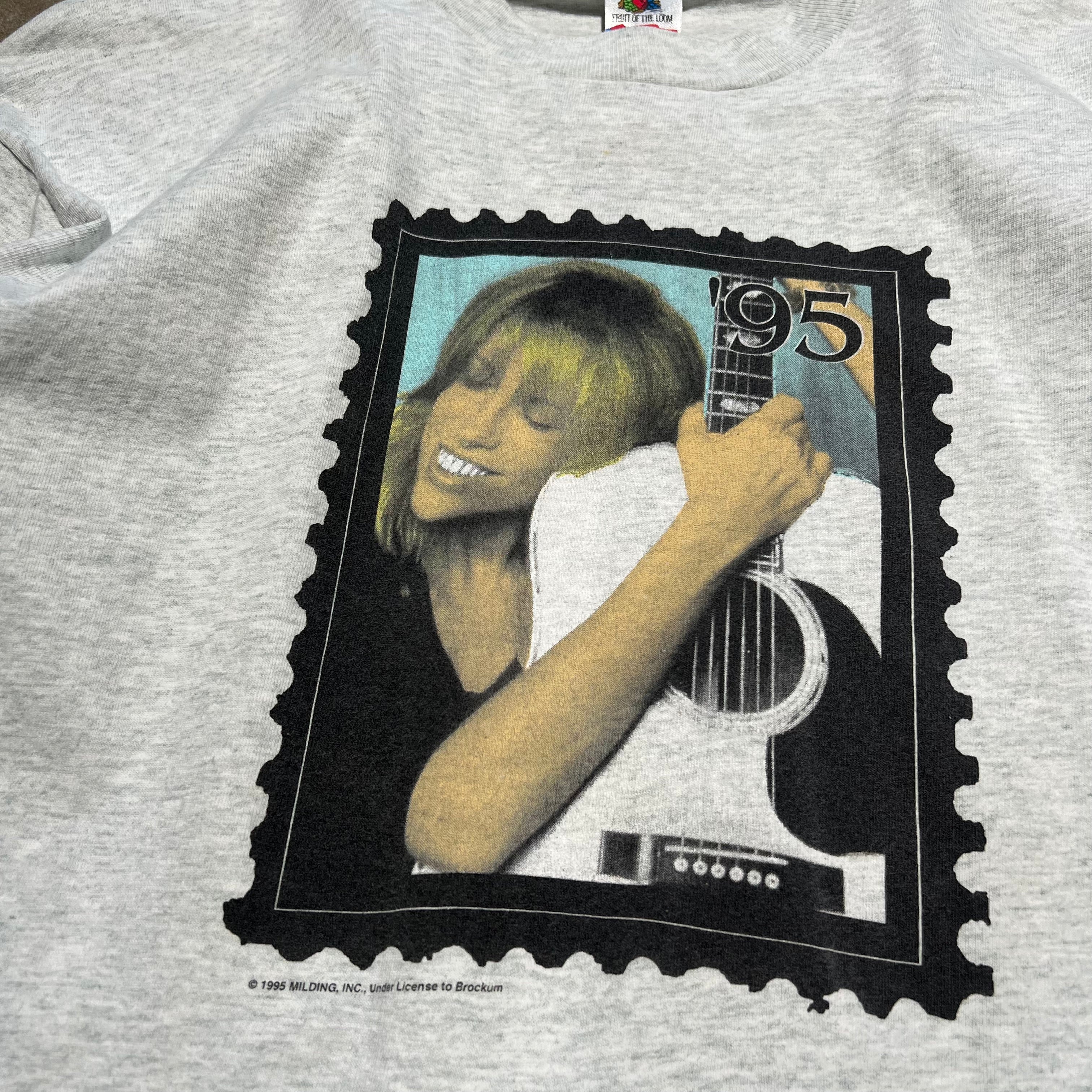 size xl - Vintage ' 1995 Carly Simon Letters never sent ' band tee