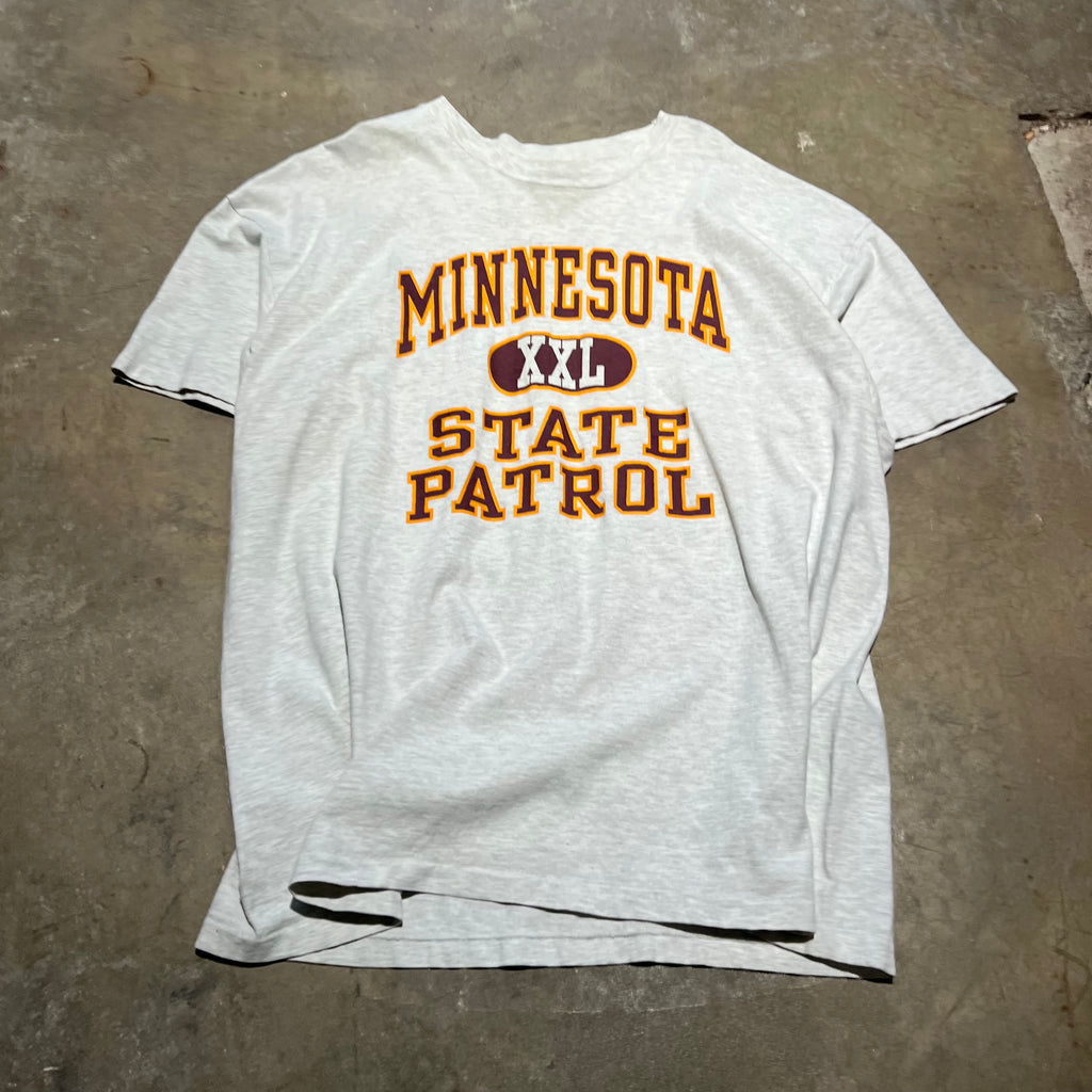 size xxl - Vintage ' Minnesota State Patrol ' tee