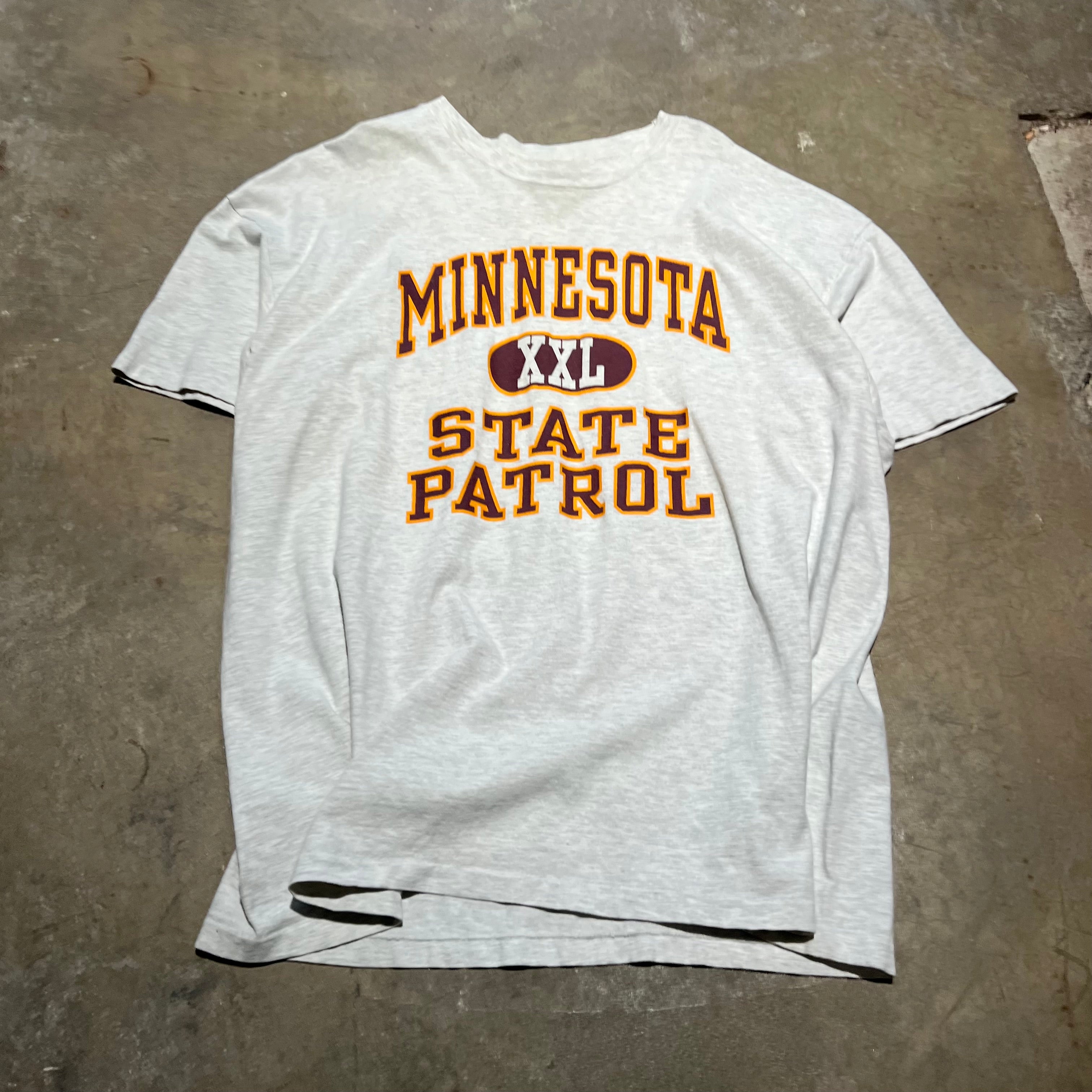 size xxl - Vintage ' Minnesota State Patrol ' tee