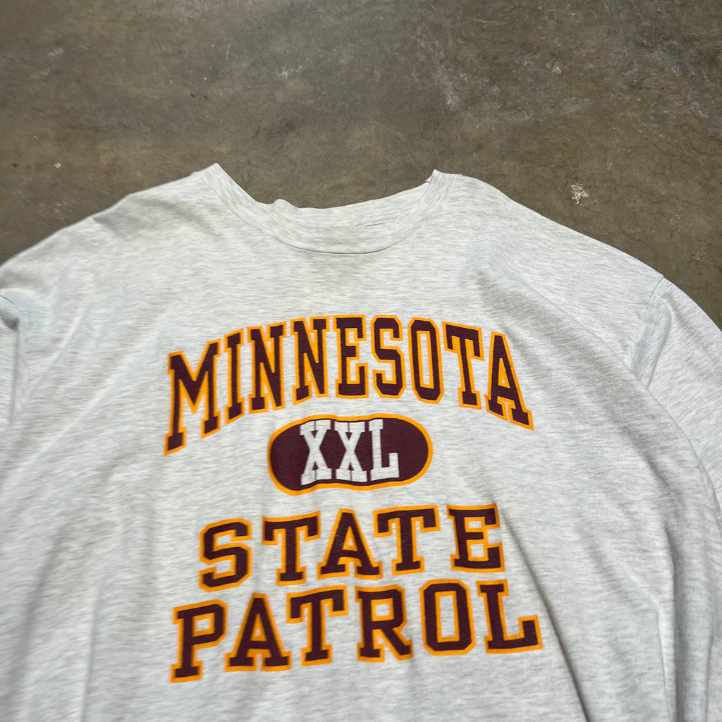 size xxl - Vintage ' Minnesota State Patrol ' tee