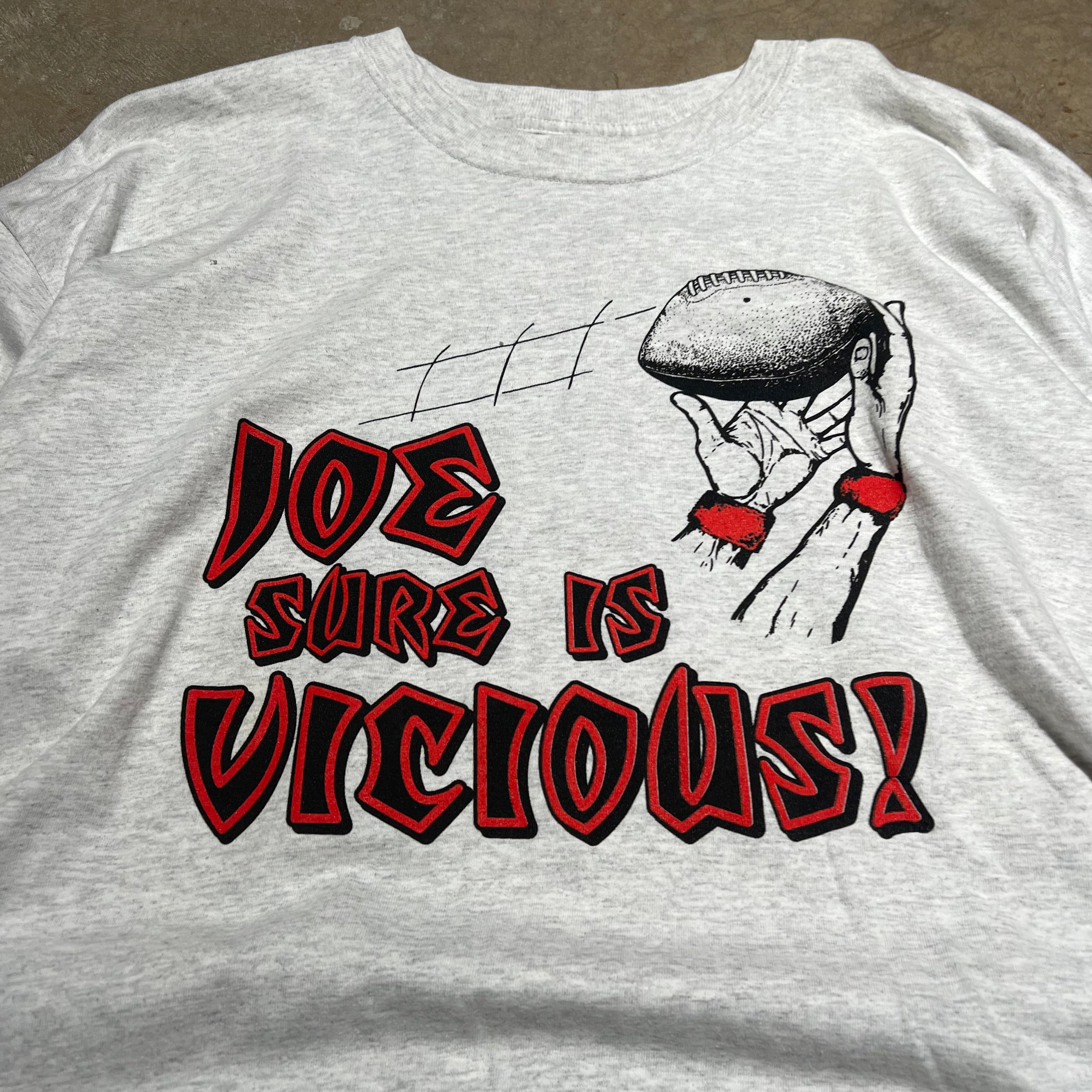 size xxl - Vintage ' Joe sure is Vicioius? ' tee