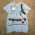 size small - Vintage '1983 US Mail AOP Carrier Bag ' tee
