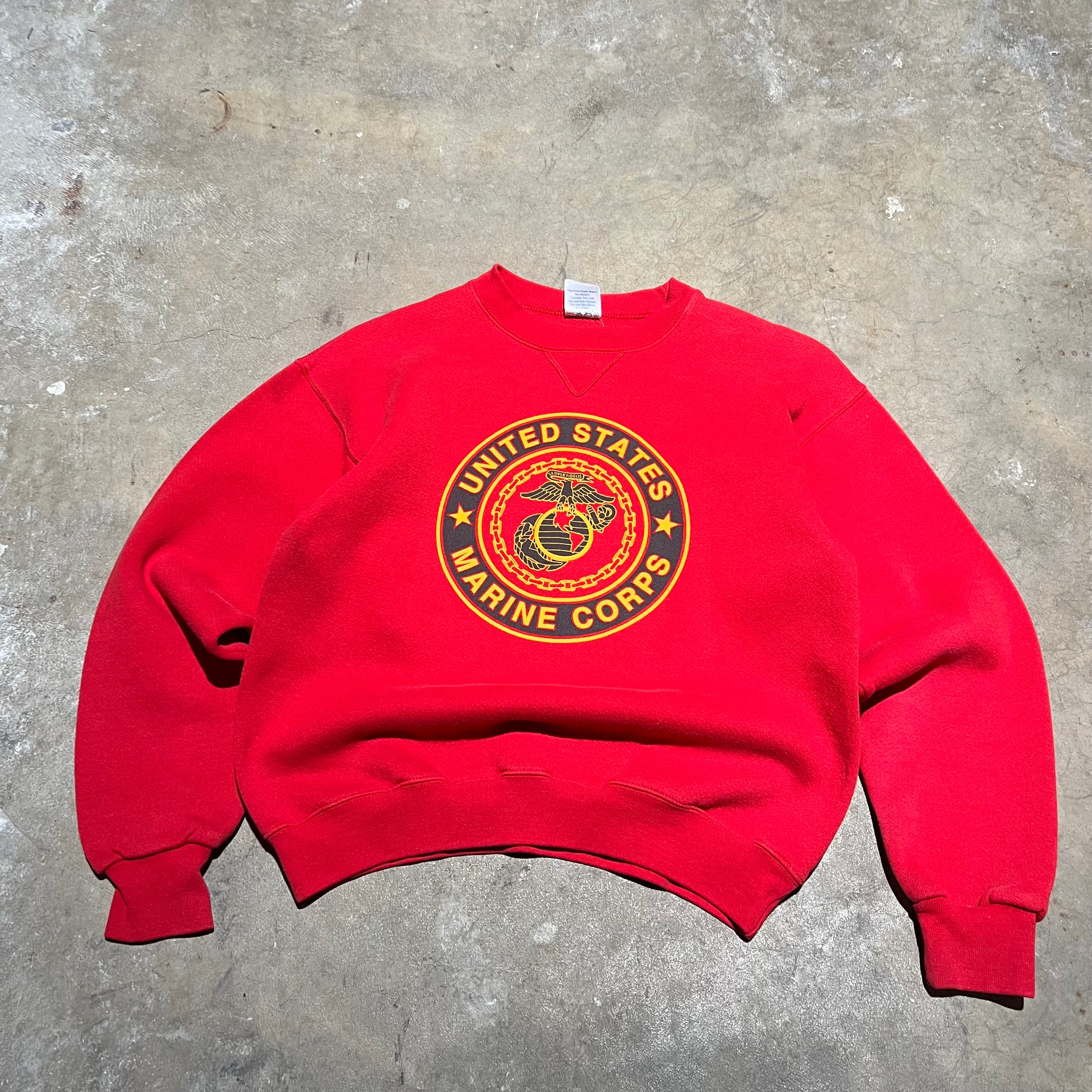 size small - Vintage ' United States Marine Corp ' Crewneck