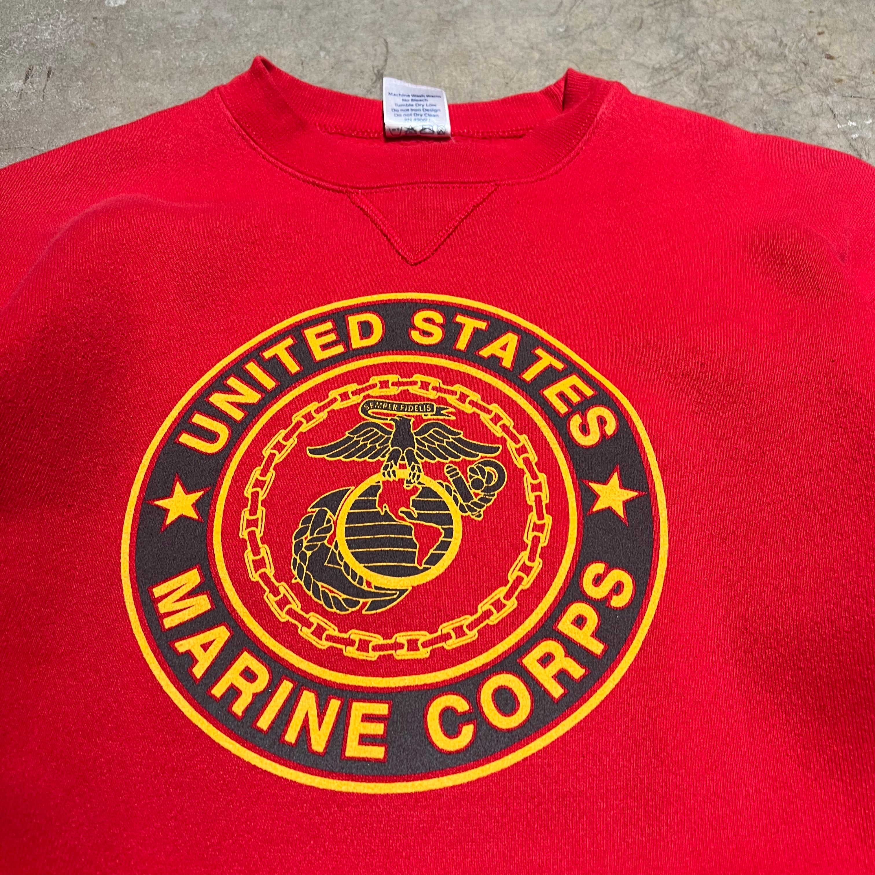 size small - Vintage ' United States Marine Corp ' Crewneck
