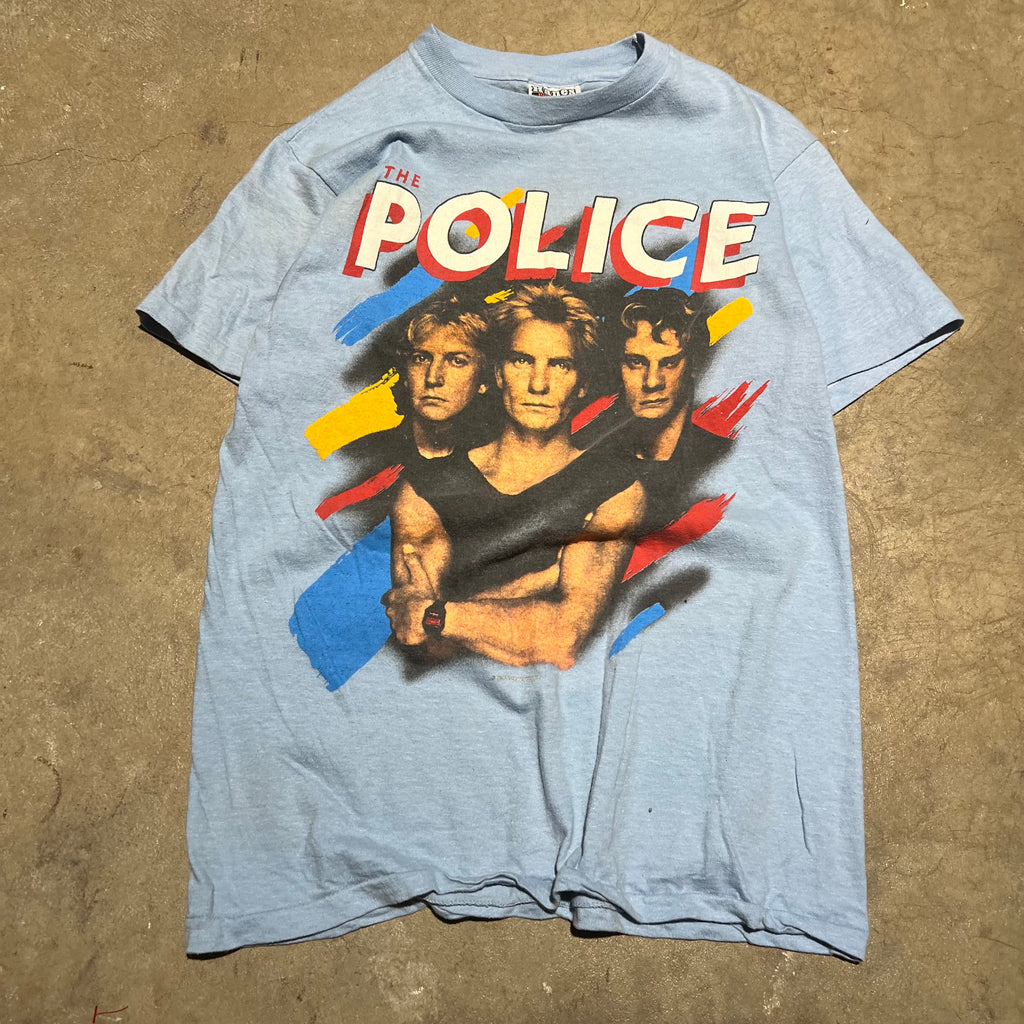 size medium - Vintage ' 1983 The Police Synchronicity ' tee