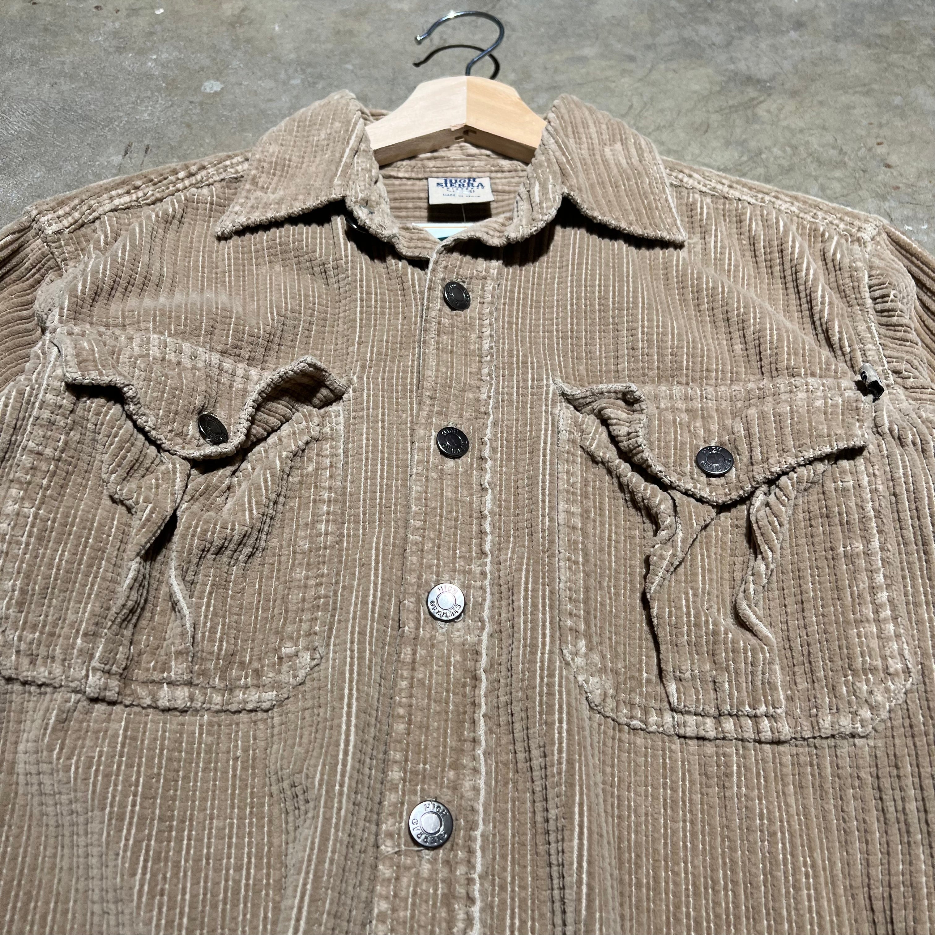 size medium - Vintage ' High Sierra Corduroy ' Button up