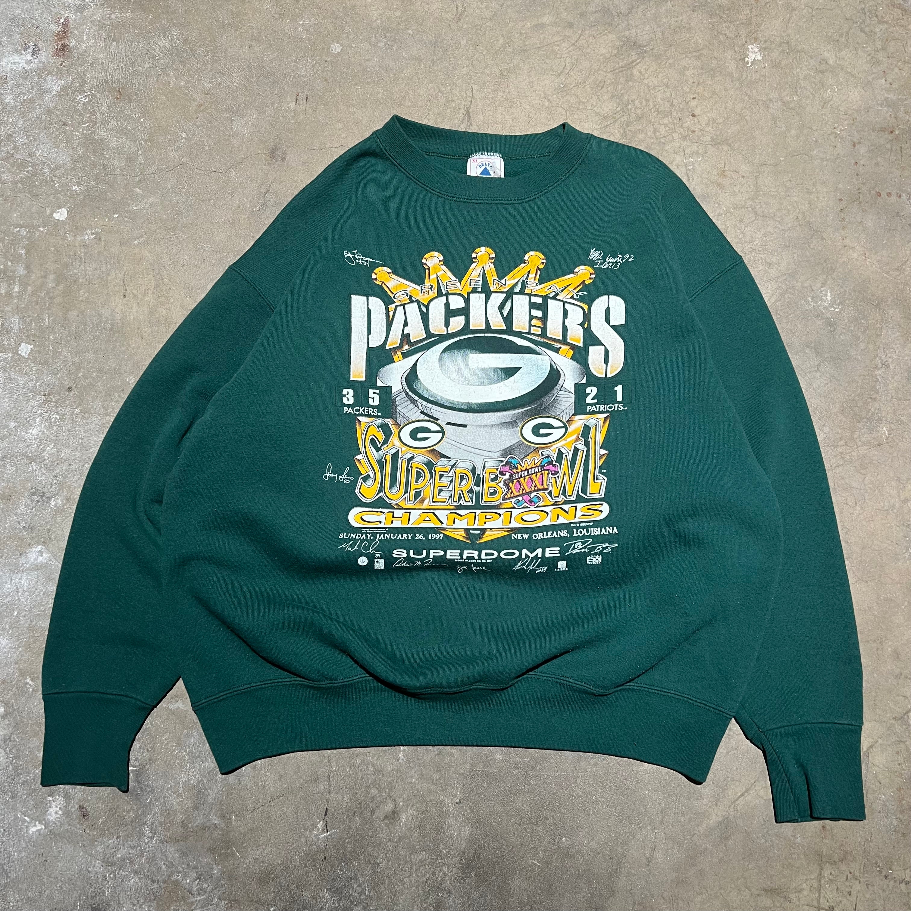 size large - Vintage ' 1997 Green Bay Packers Super Bowl Champions ' tee