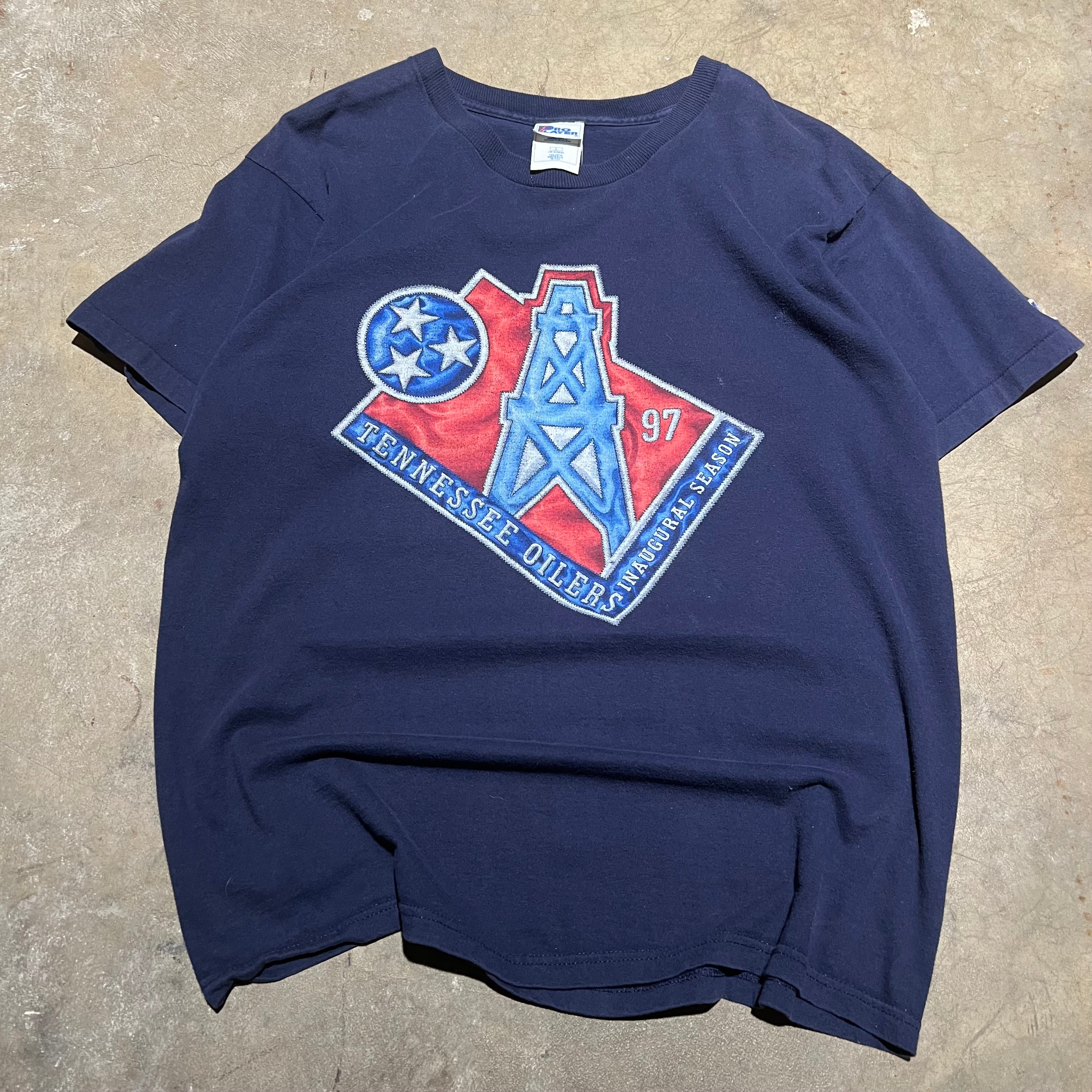 size large - Vintage ' 1997 Tennesse Oilers ' tee
