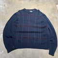 size large - Vintage ' Haggar Stripped blue ' Sweater