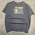 size large - Vintage ' Grumpy Im right your wrong ' tee