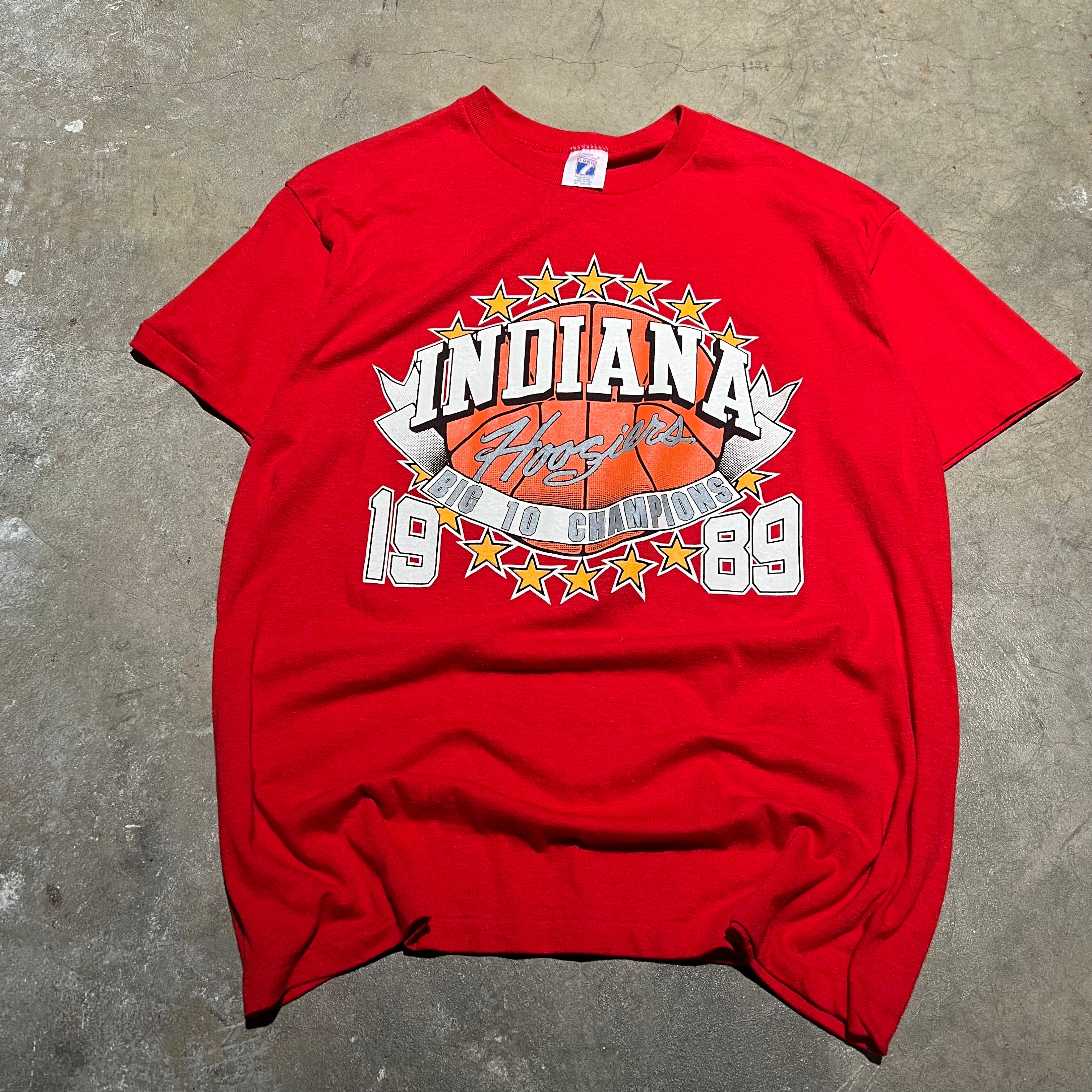 size xl - Vintage ' 1989 Indiana Big 10 Champions ' tee
