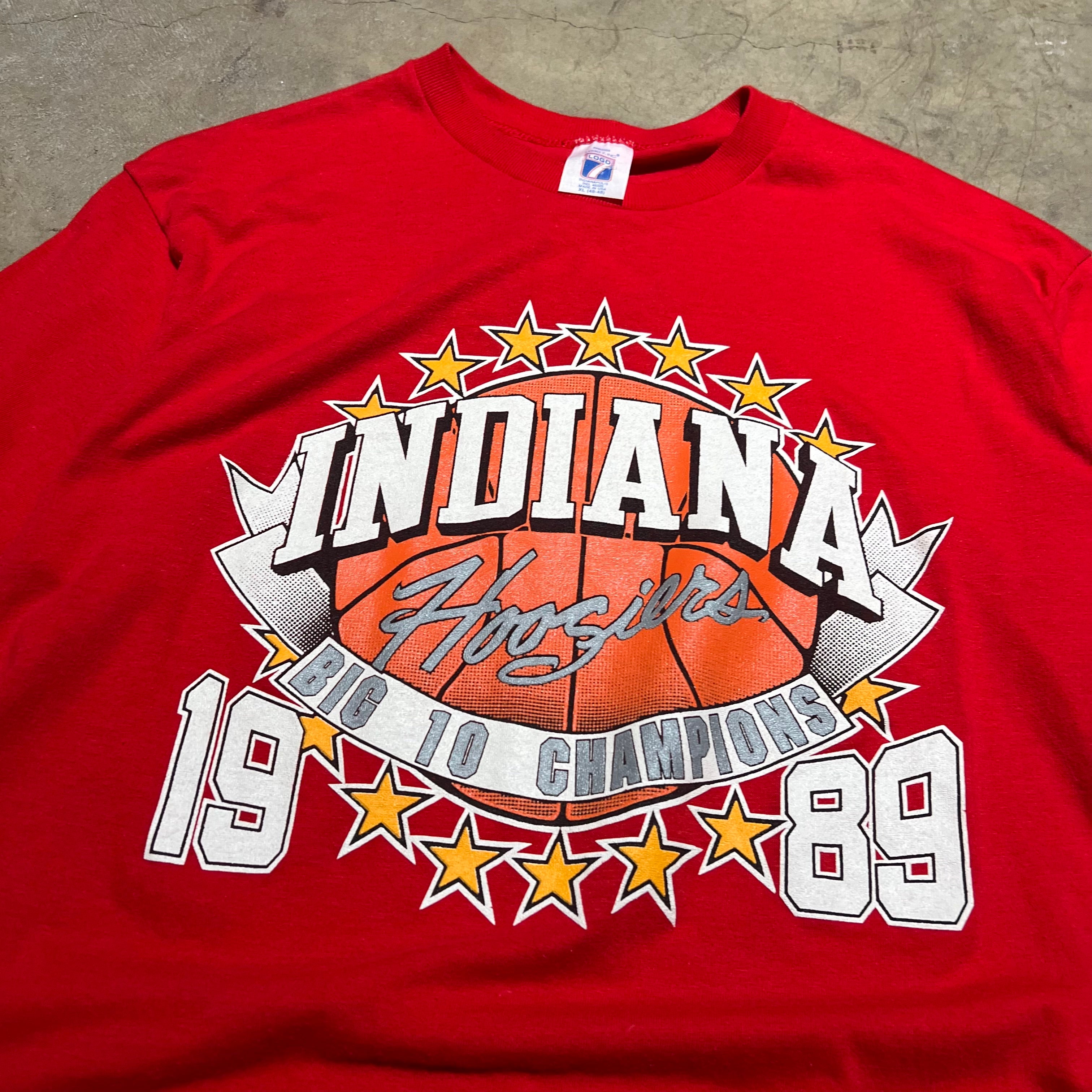 size xl - Vintage ' 1989 Indiana Big 10 Champions ' tee