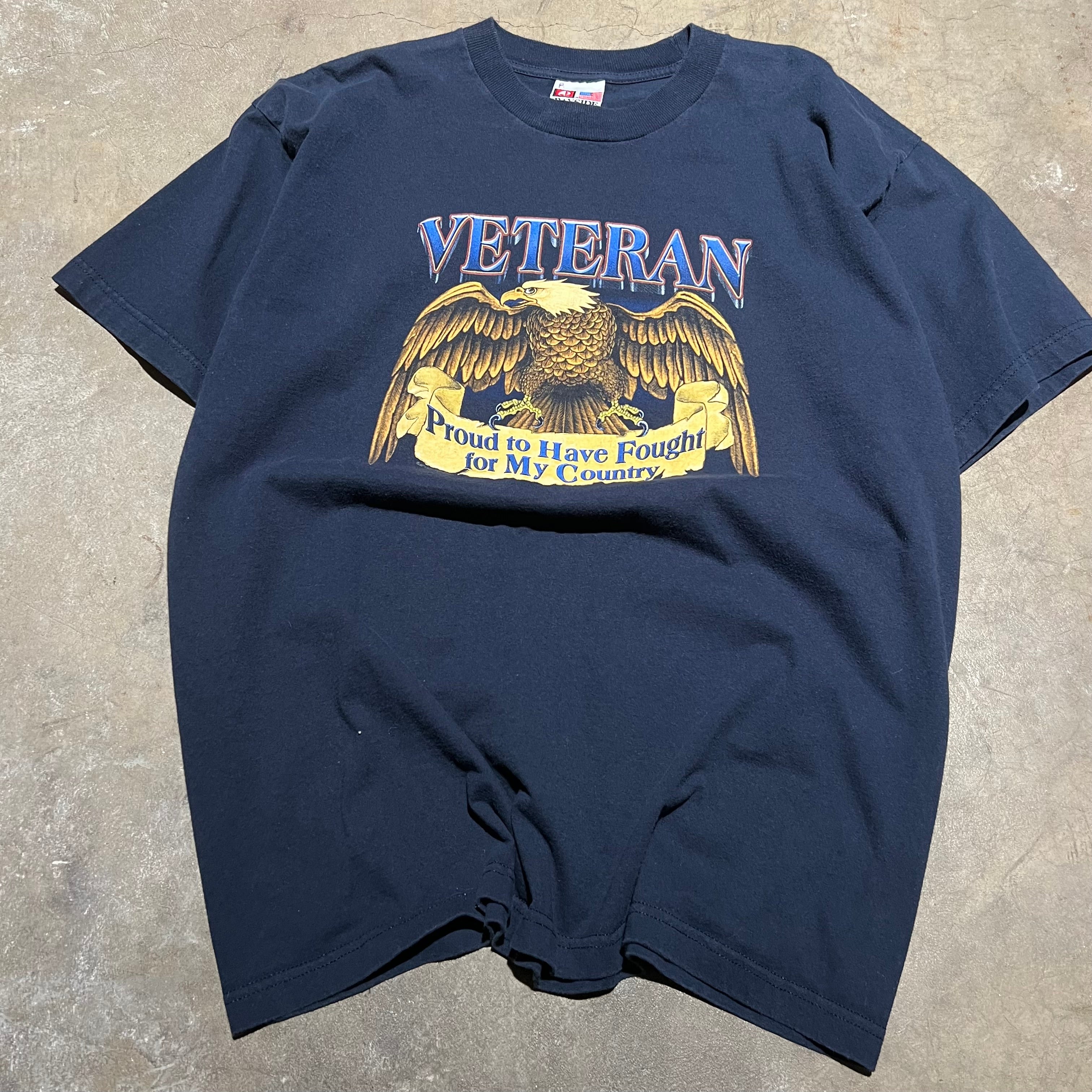 size xl - Vintage ' Veteran ' tee