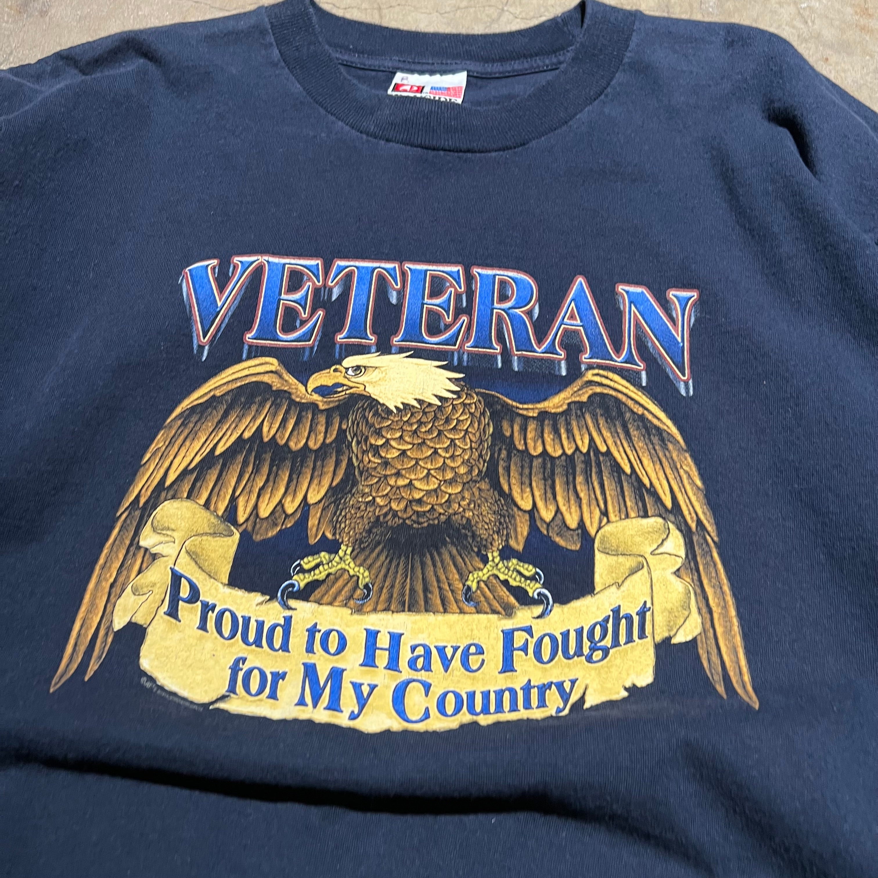 size xl - Vintage ' Veteran ' tee