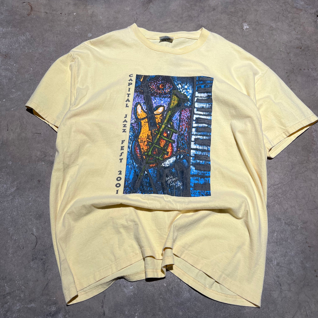 size xl - Vintage ' 2001 Capital Jazz Fest ' tee