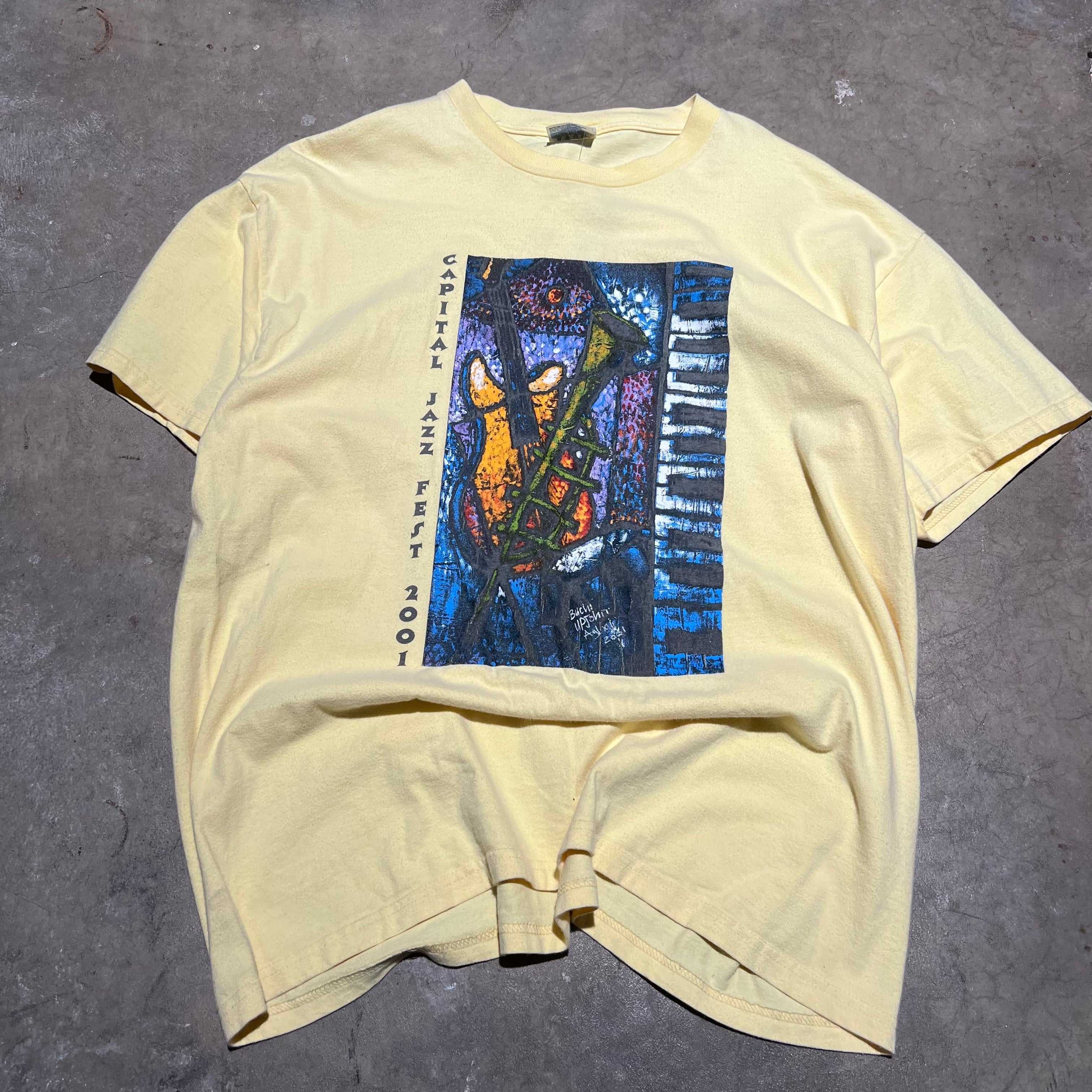 size xl - Vintage ' 2001 Capital Jazz Fest ' tee